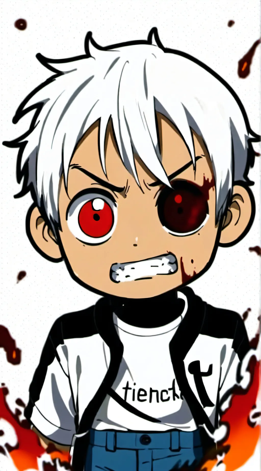 ai character: lincoln Loud.exe background