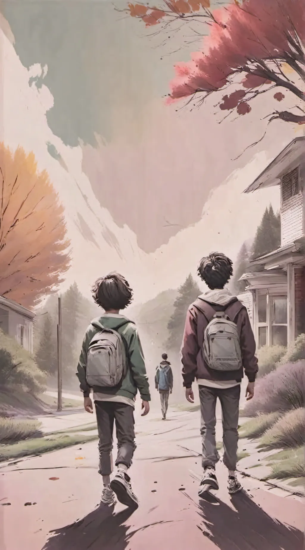 ai character: Stranger things background