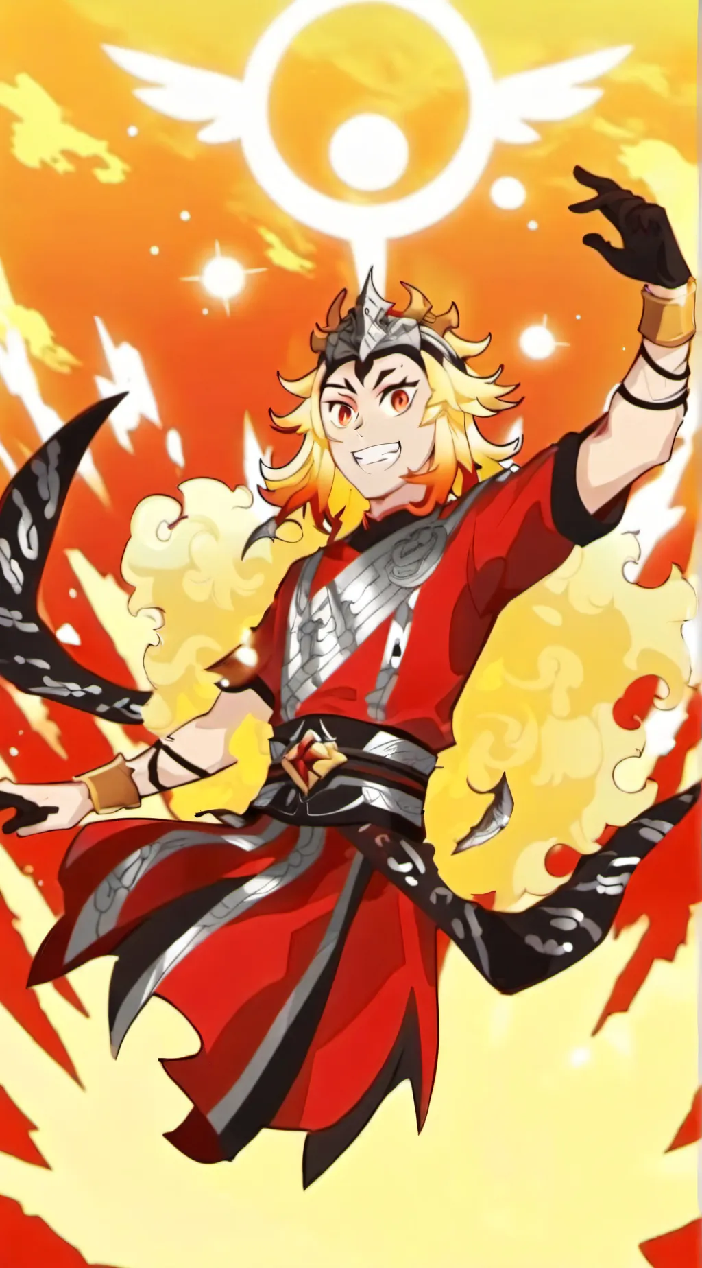 ai character: rengoku  background