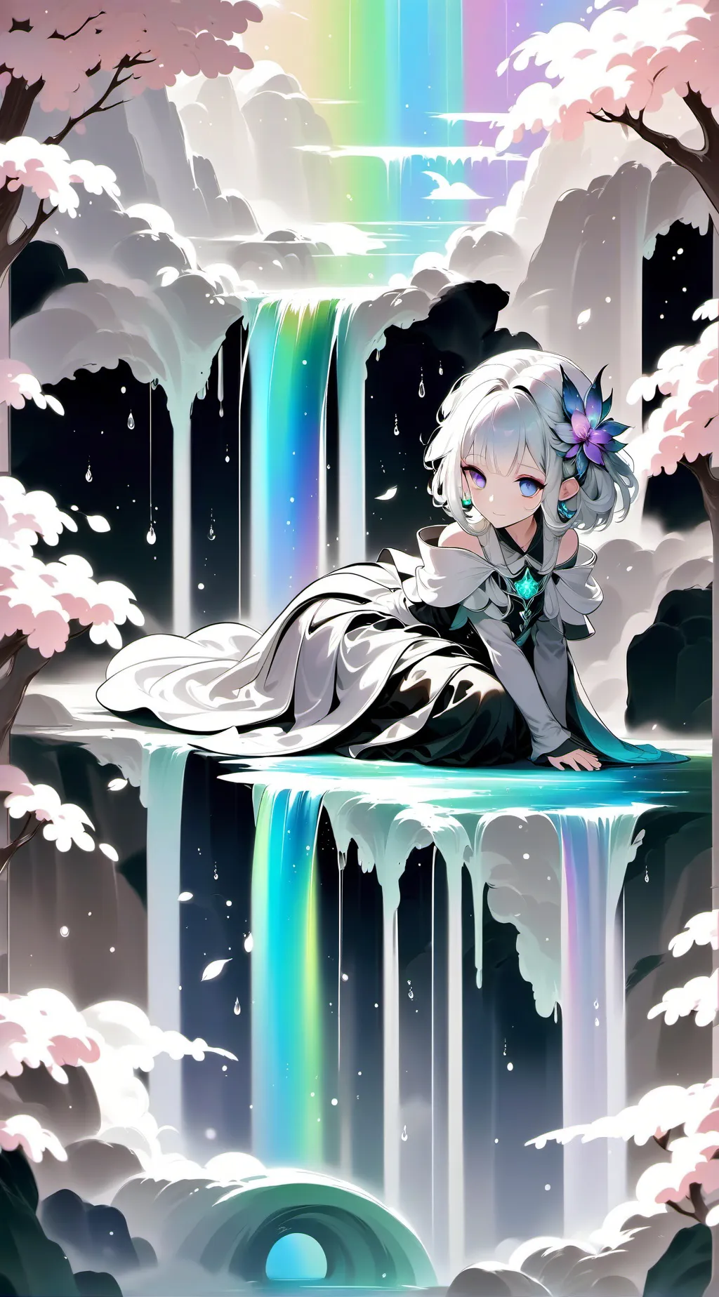 ai character: Luna background
