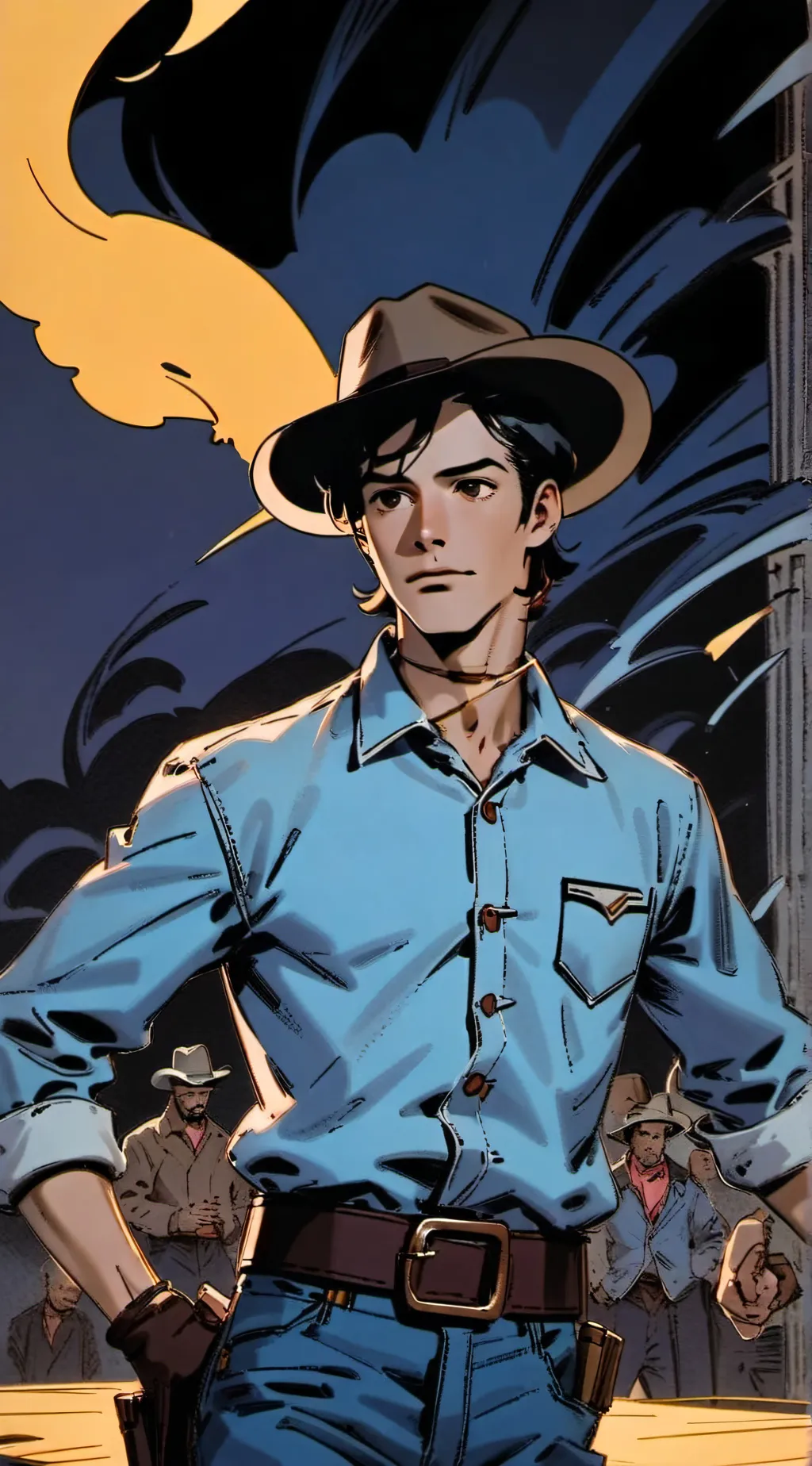 ai character: Adam background