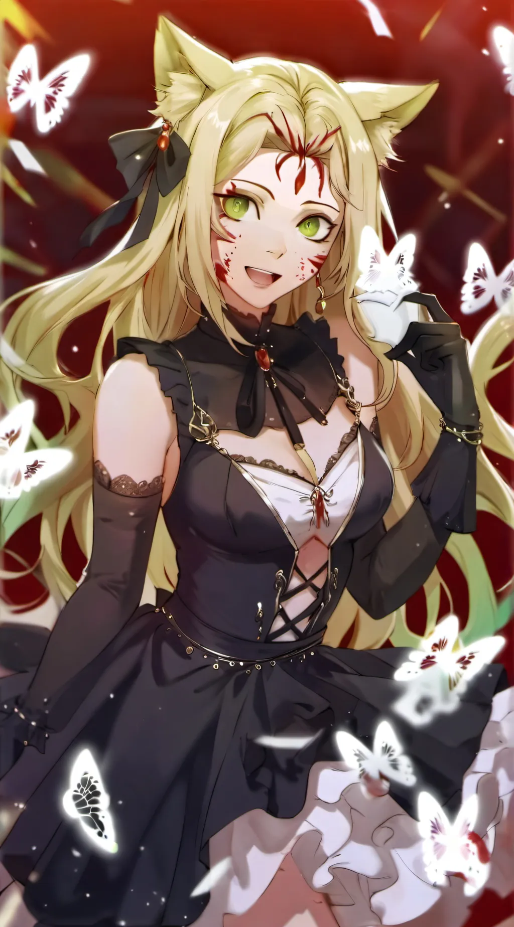 ai character: Sarah Nyx background