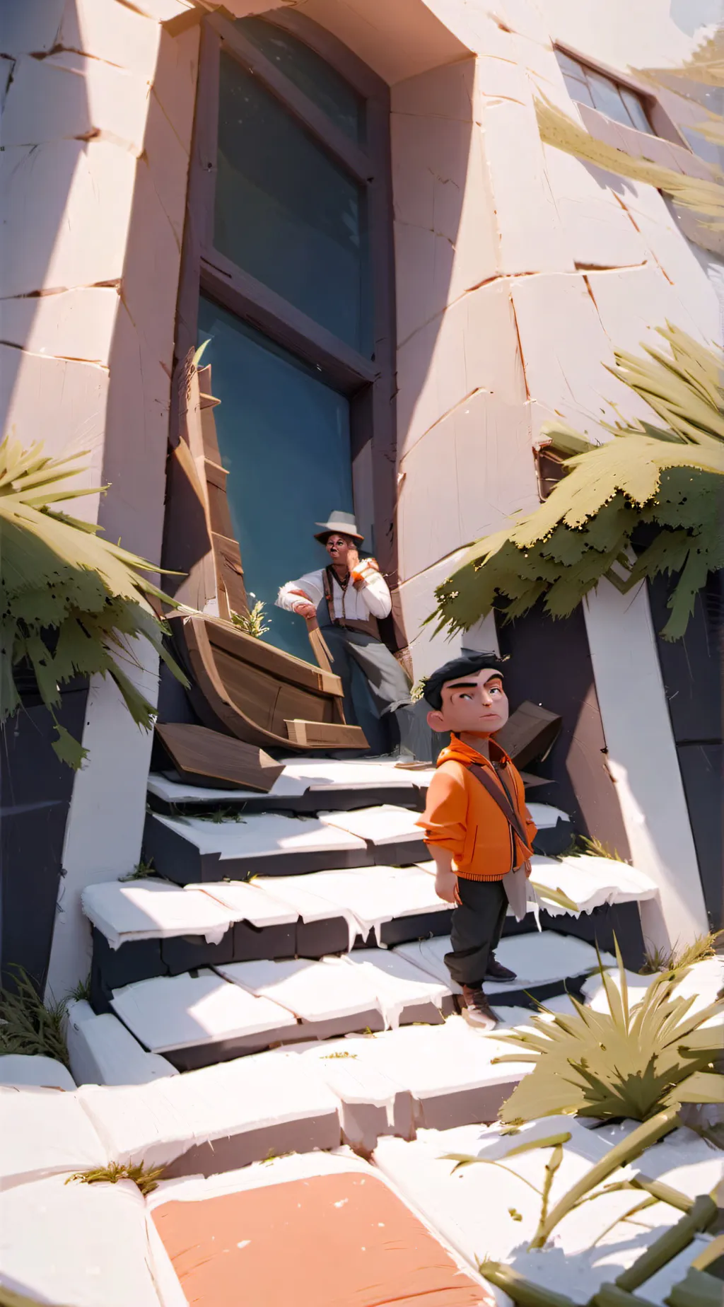 ai character: Thing background