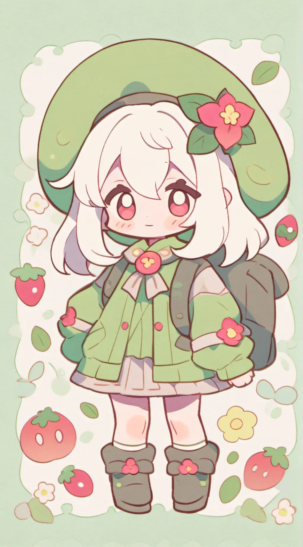 ai character: Adoptvion center background