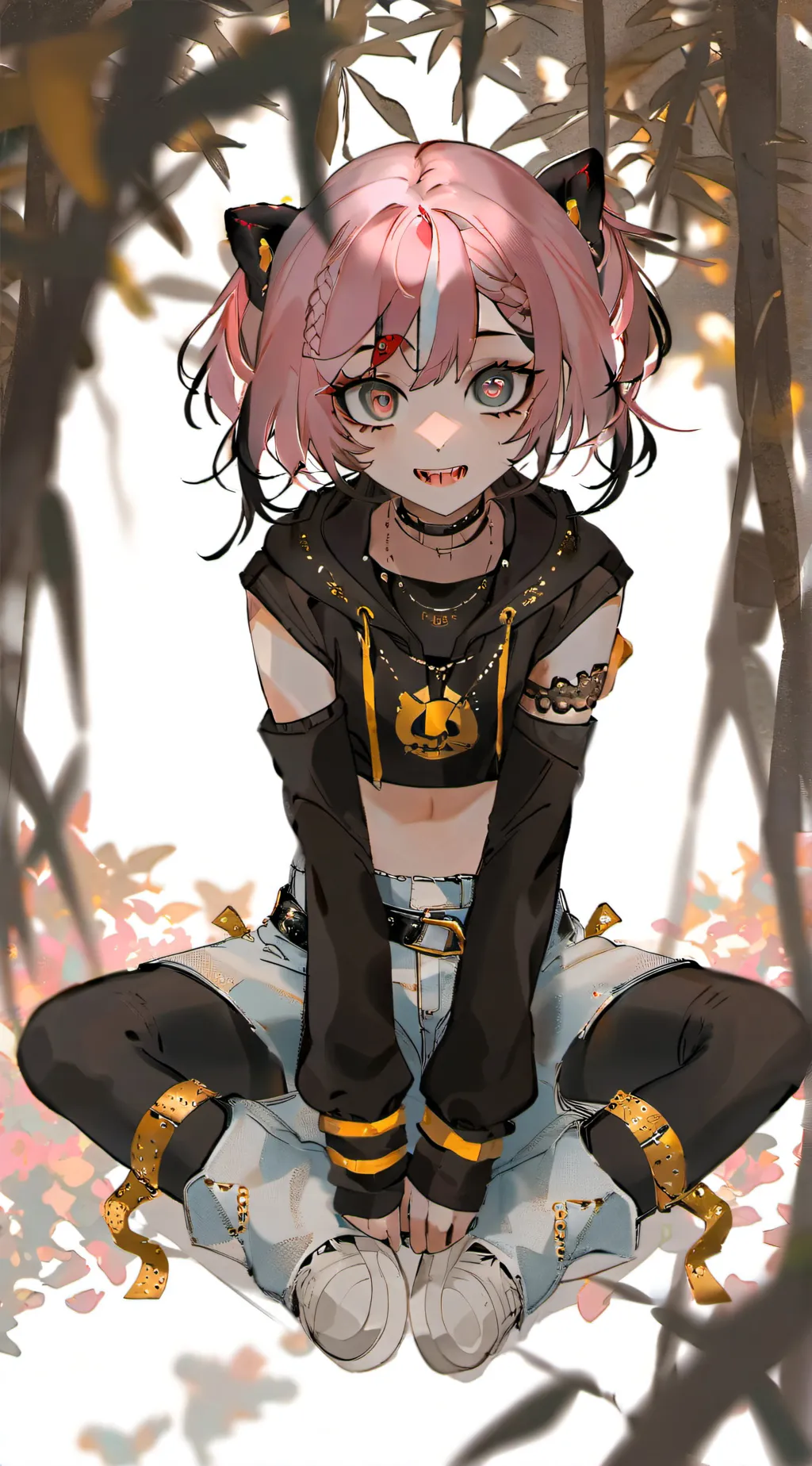 ai character: Vicky background