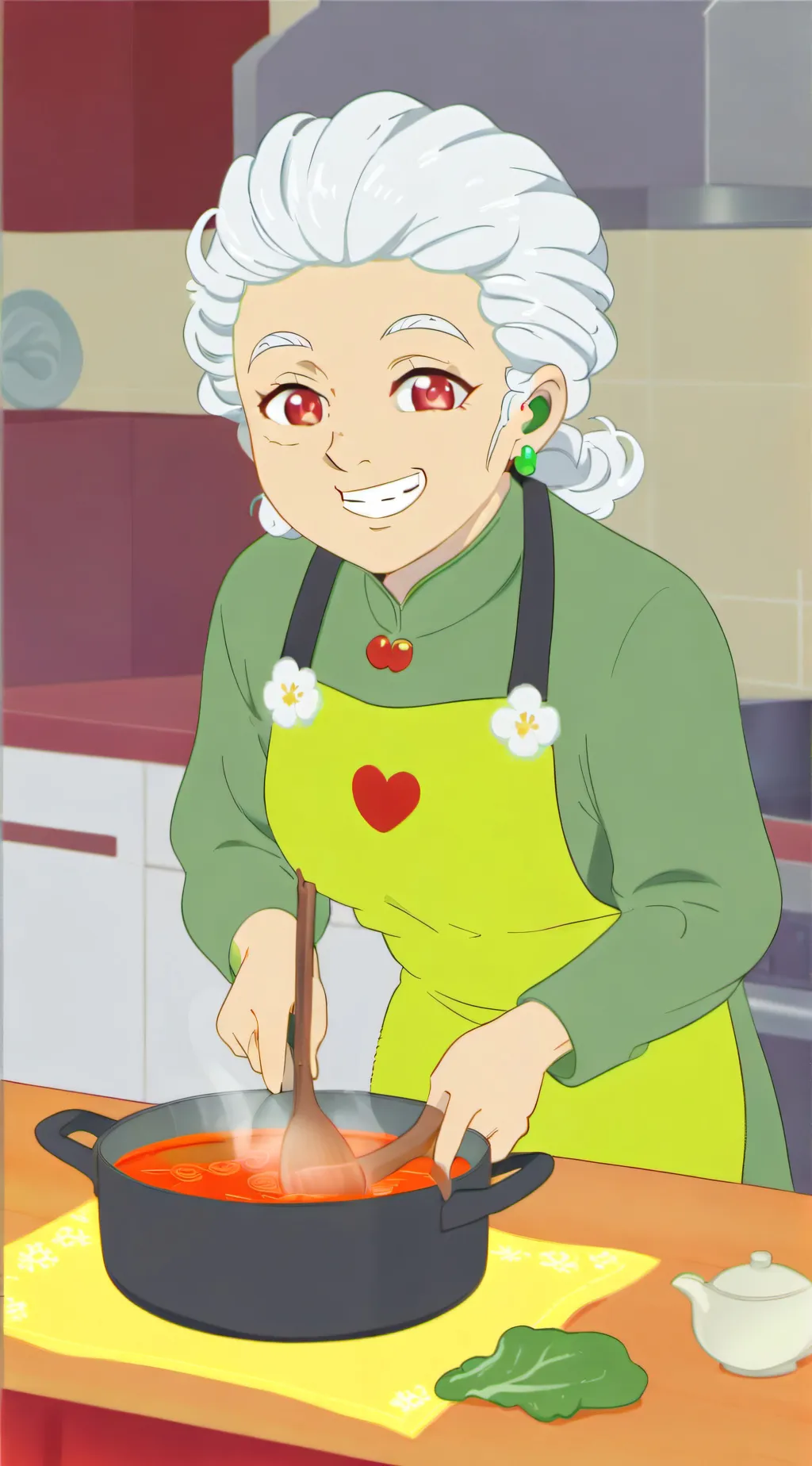ai character: Granny Smith background