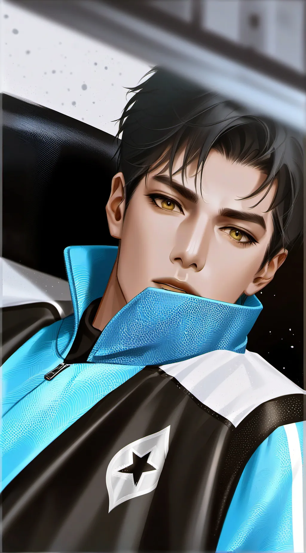 ai character: Alan  background