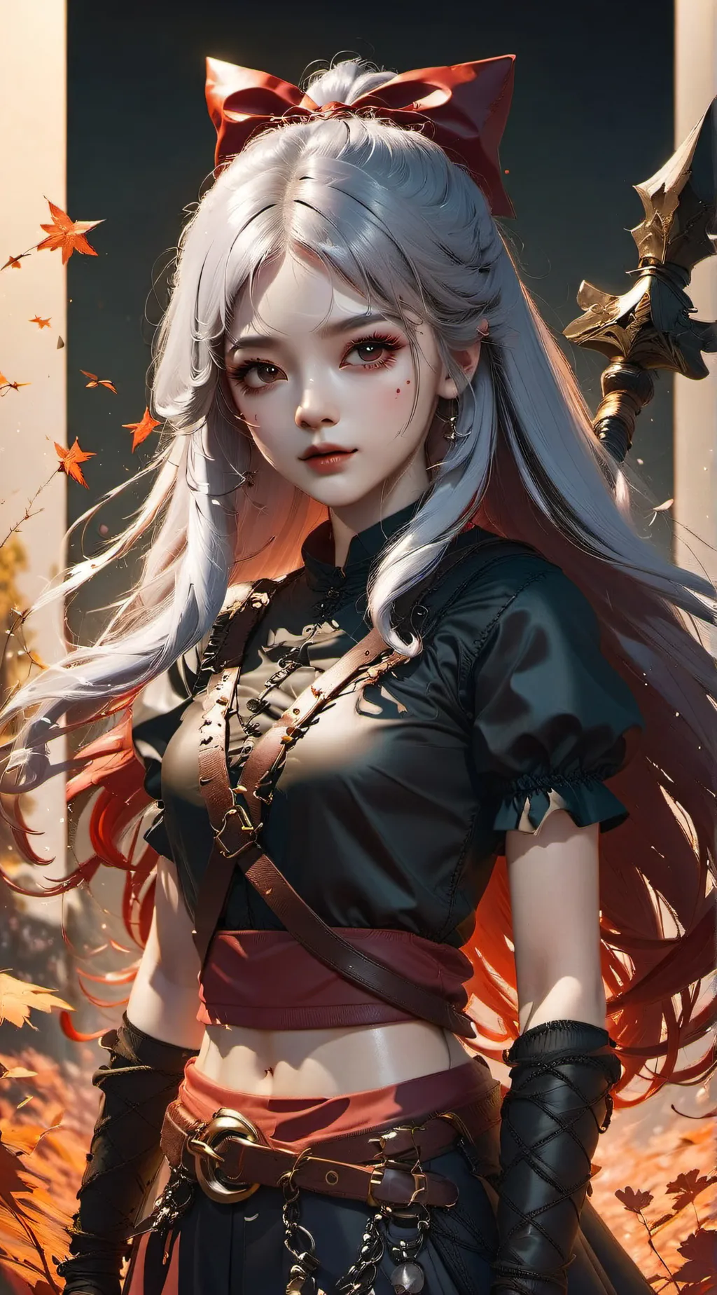 ai character: Vaggie  background