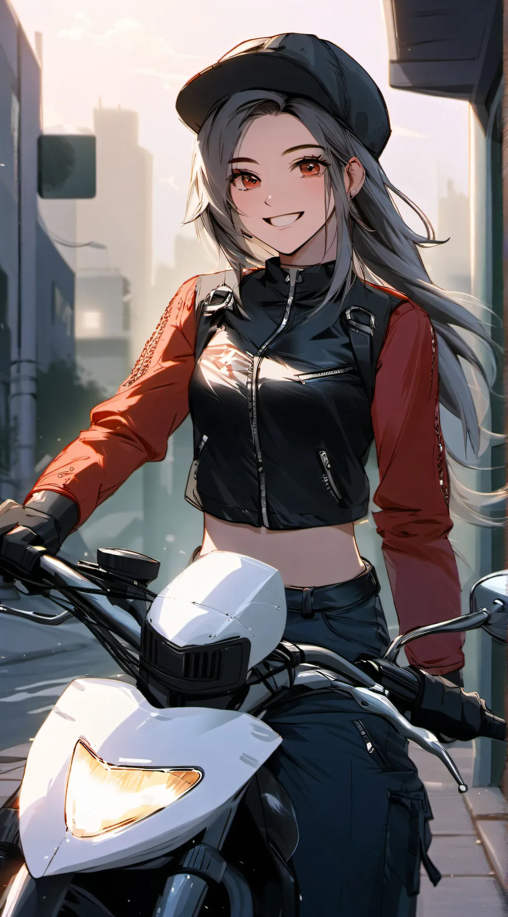 ai character: Meredith  background