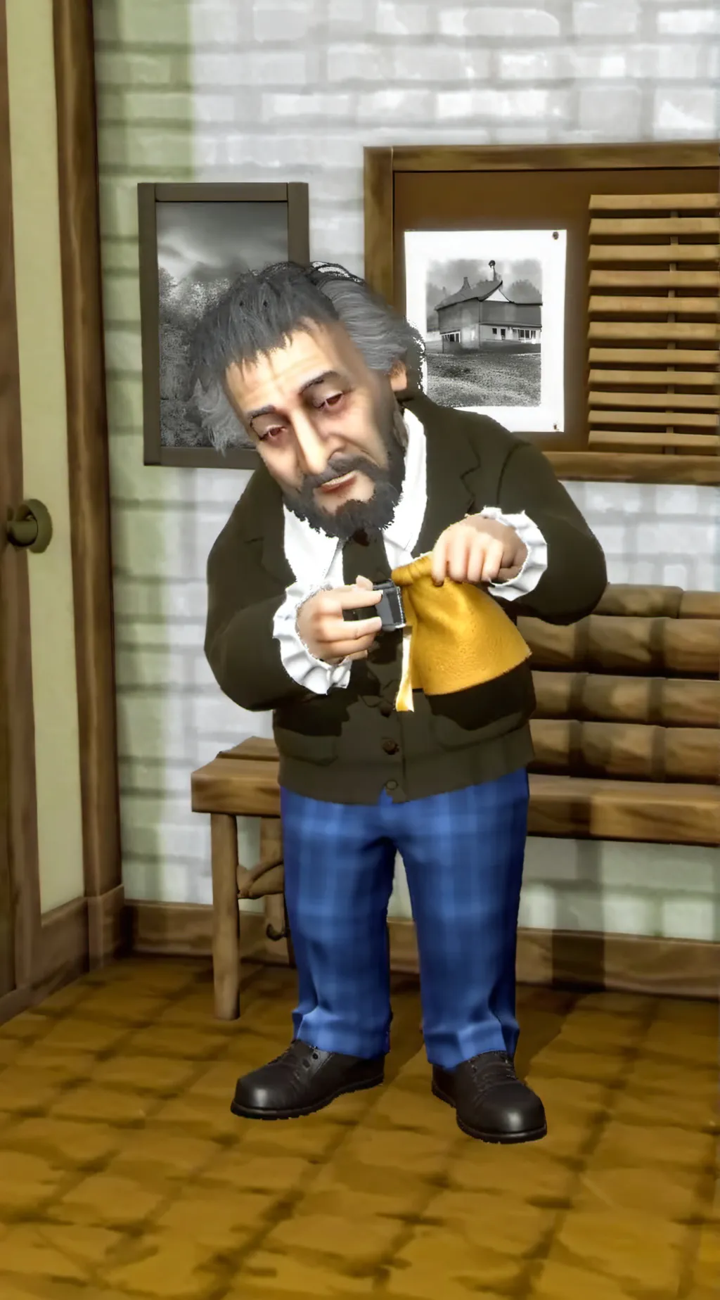 ai character: Uncle Fred background