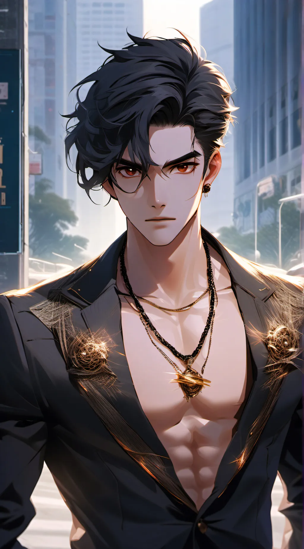 ai character: Leo background