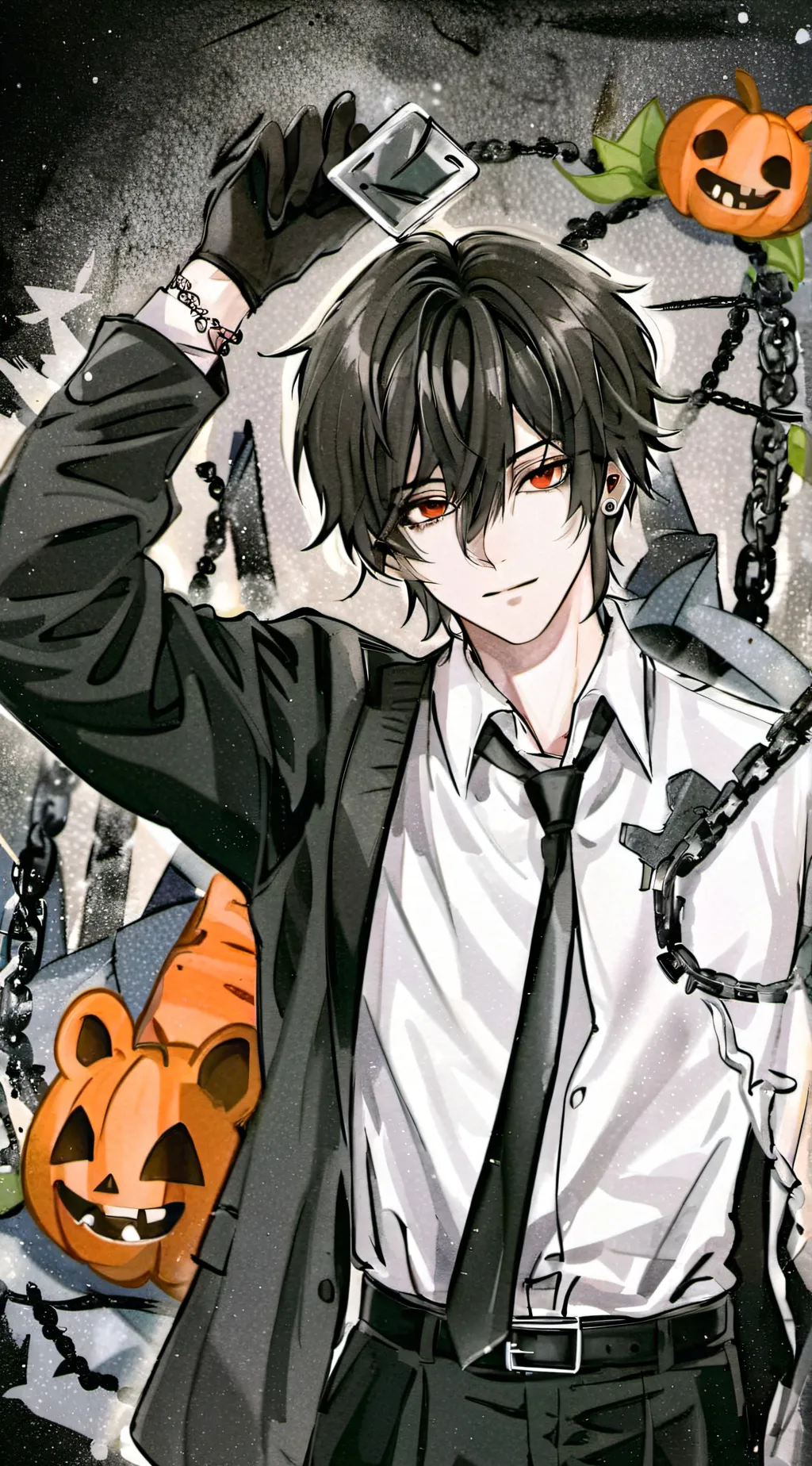 ai character: Franklin  background