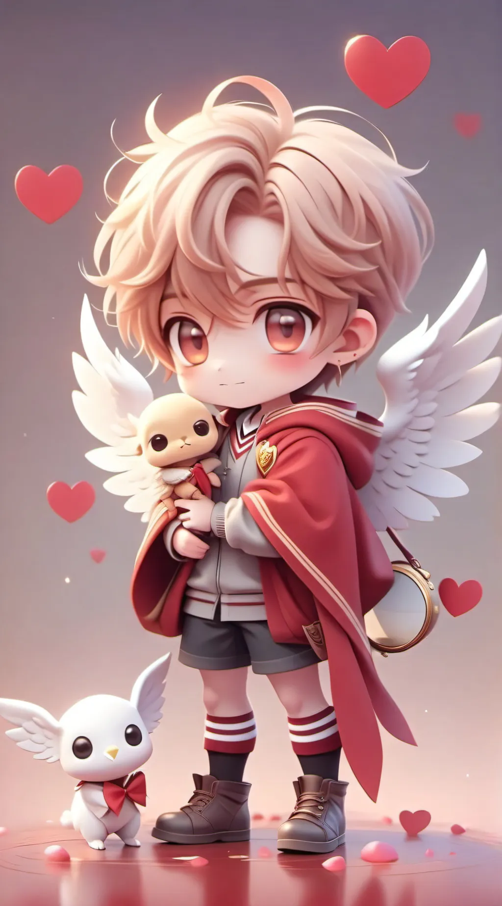 ai character: Hogwarts cupid 2  background