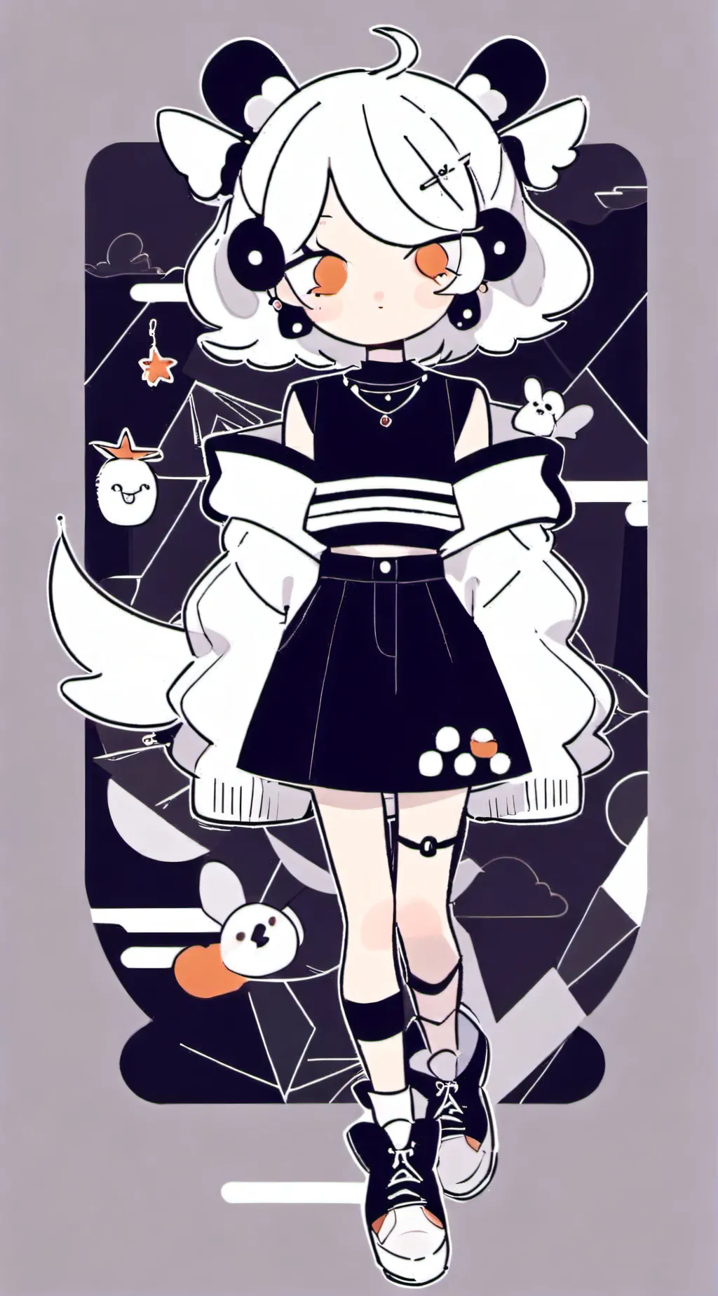 ai character: ★Martha☆ background