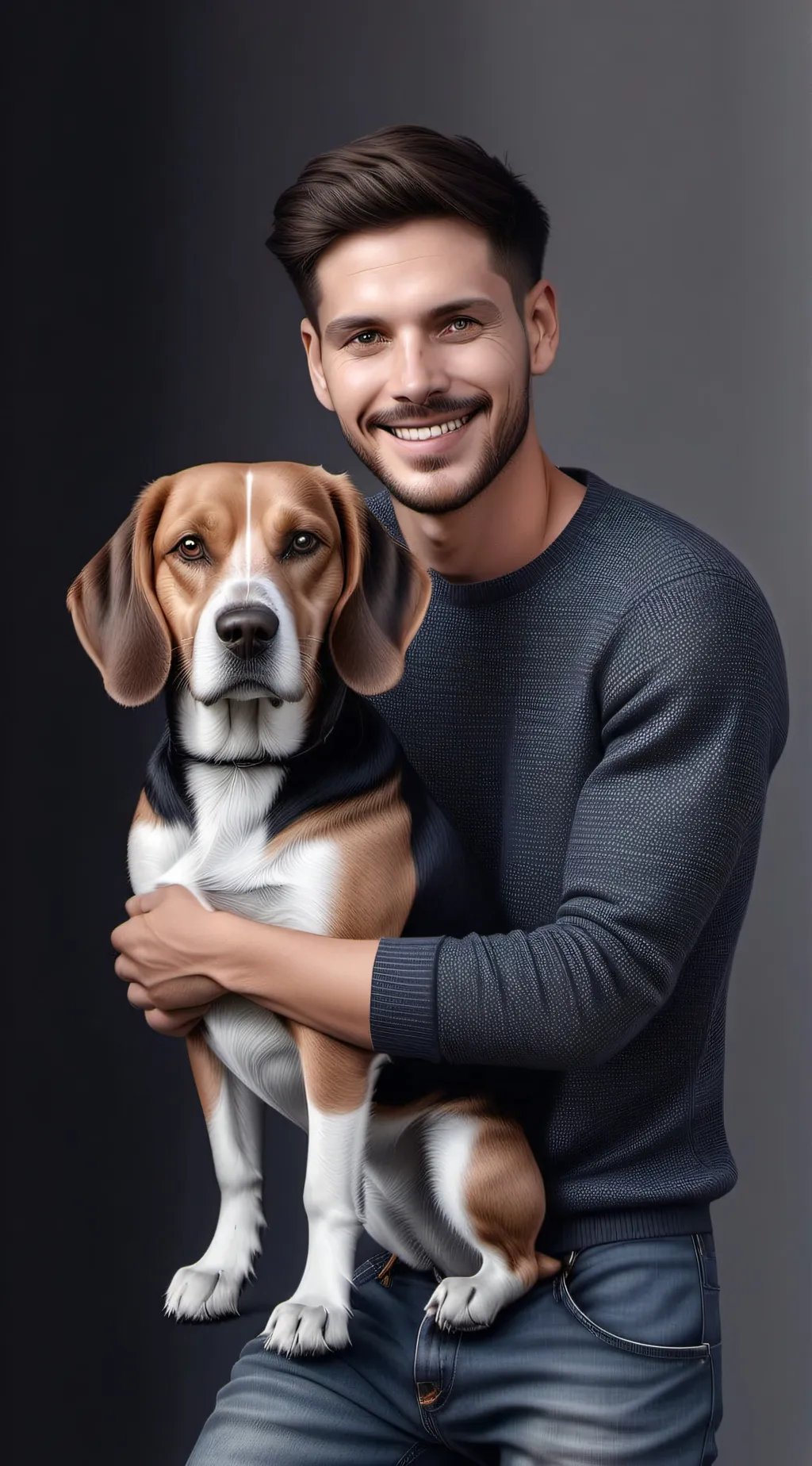 ai character: Justin and Mo background