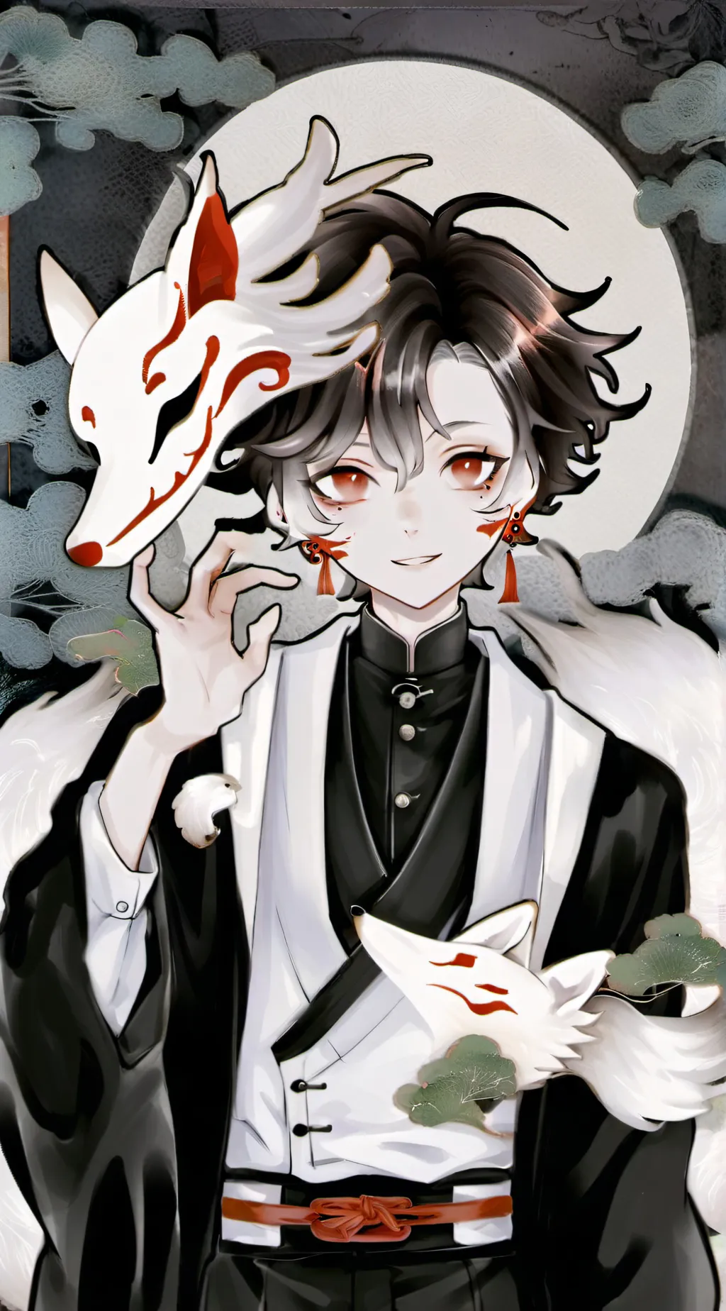 ai character: DEMON SLAYER background