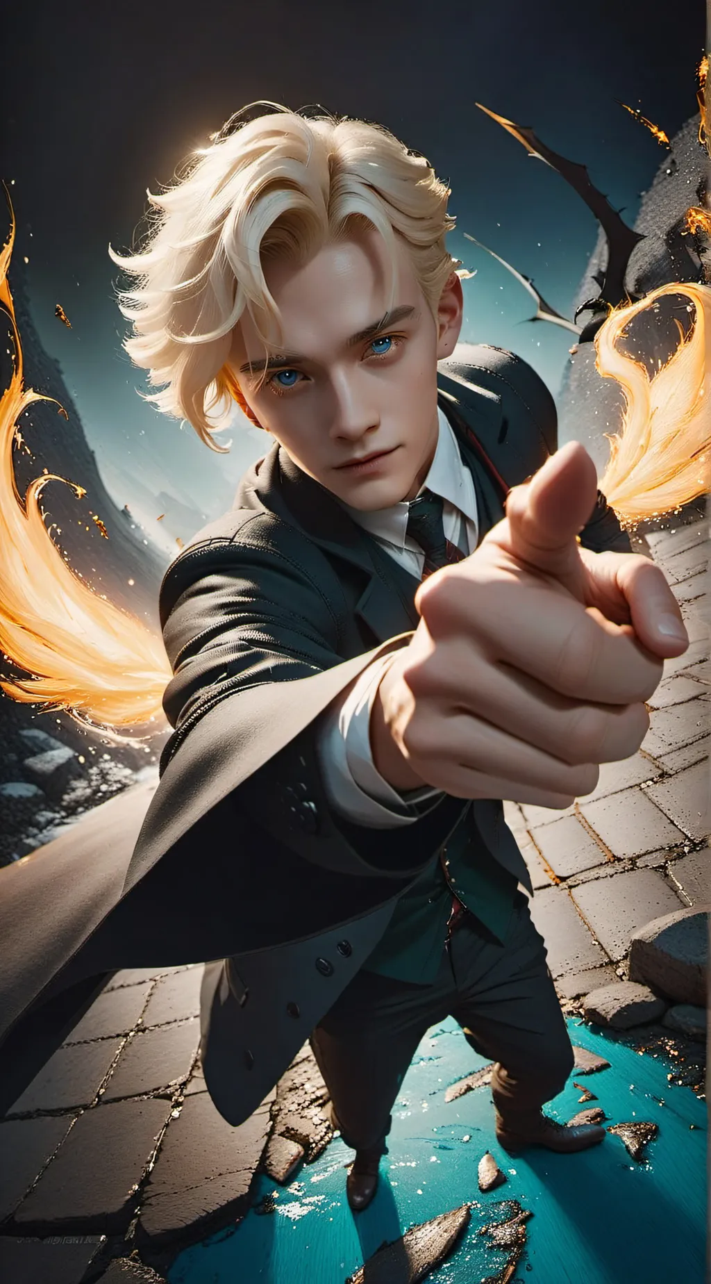 ai character: Draco malfoy background