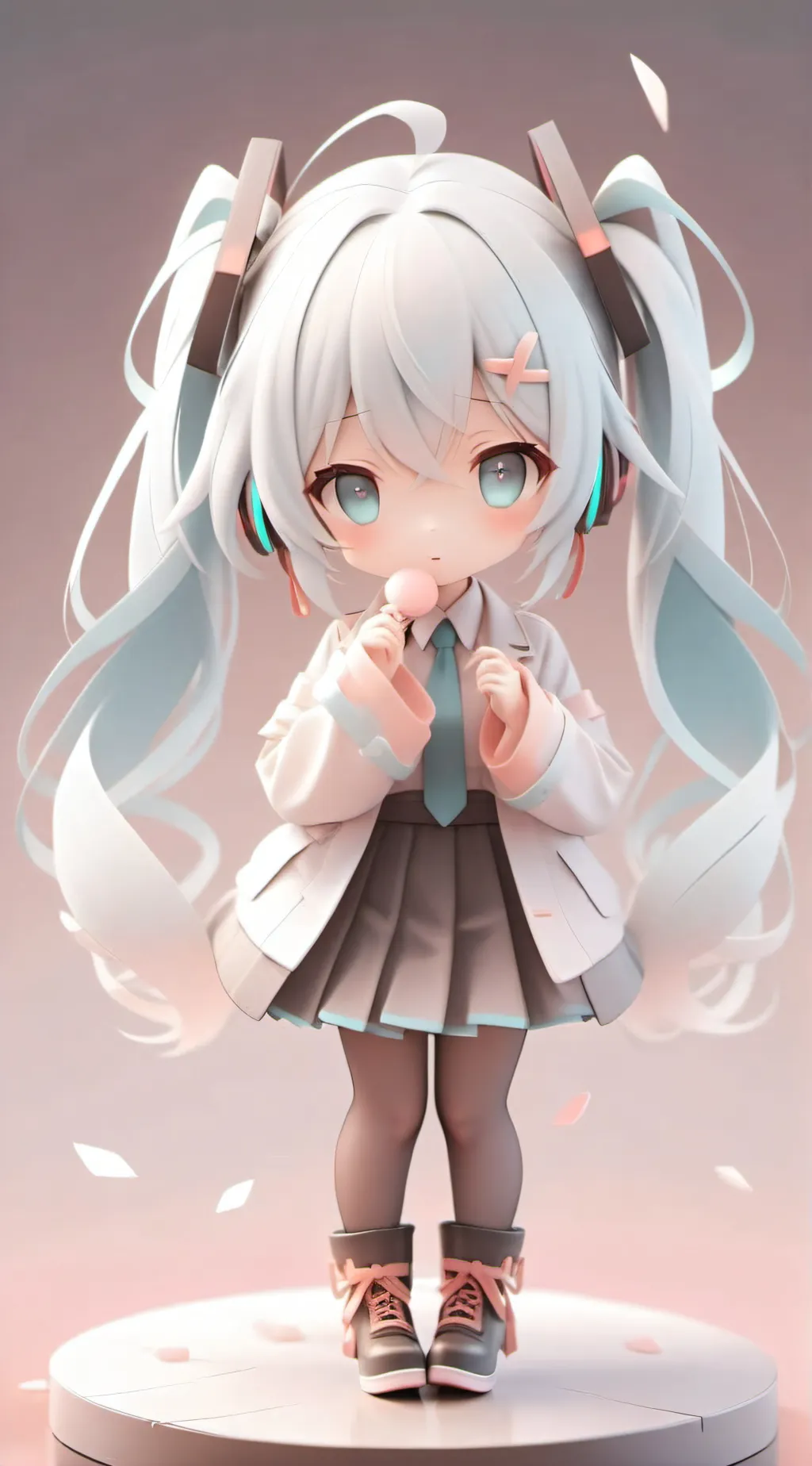 ai character: chibi miku background
