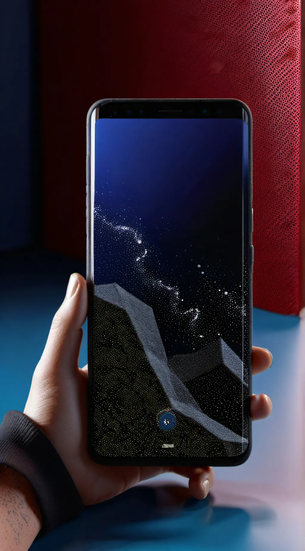 ai character: A phone background