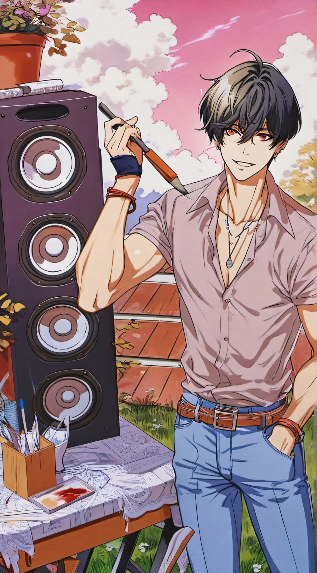 ai character: Adam Tyndall background