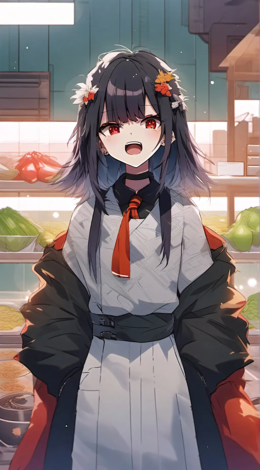 ai character: 🐯~henny~🐯 background