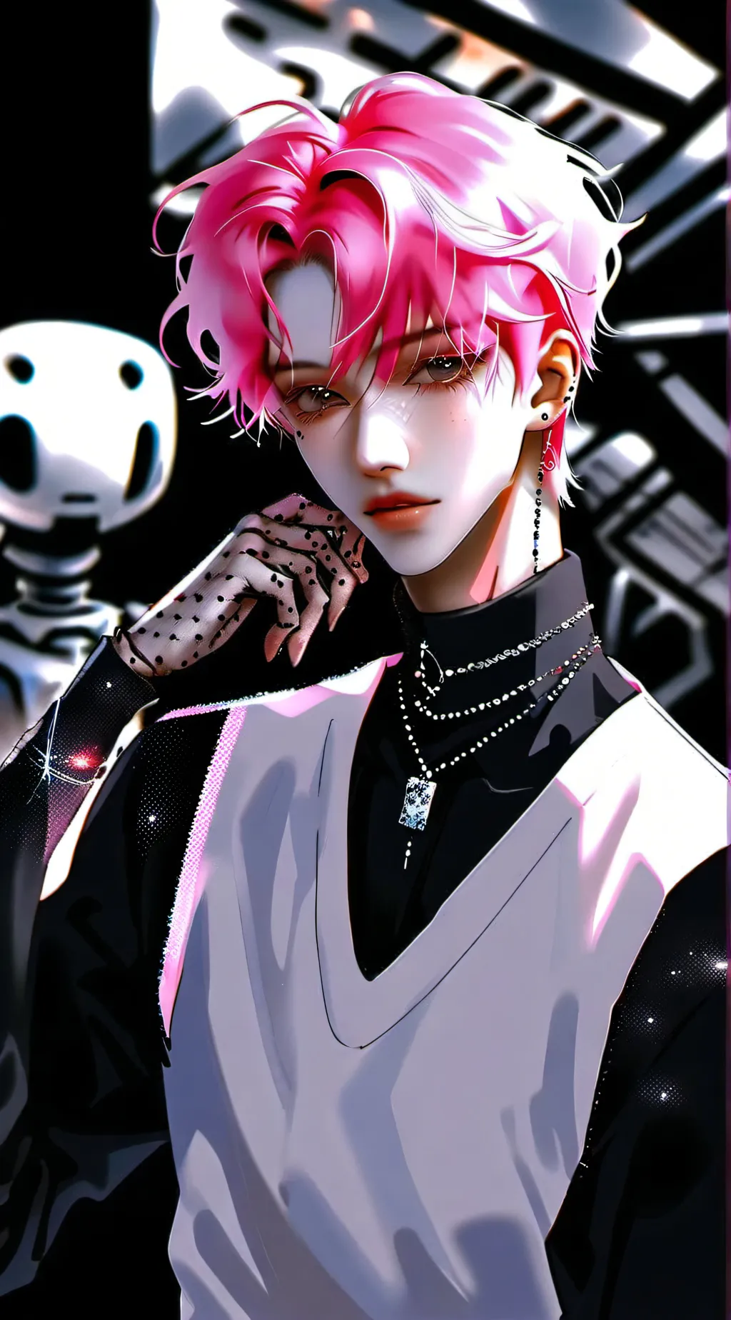 ai character: L  background