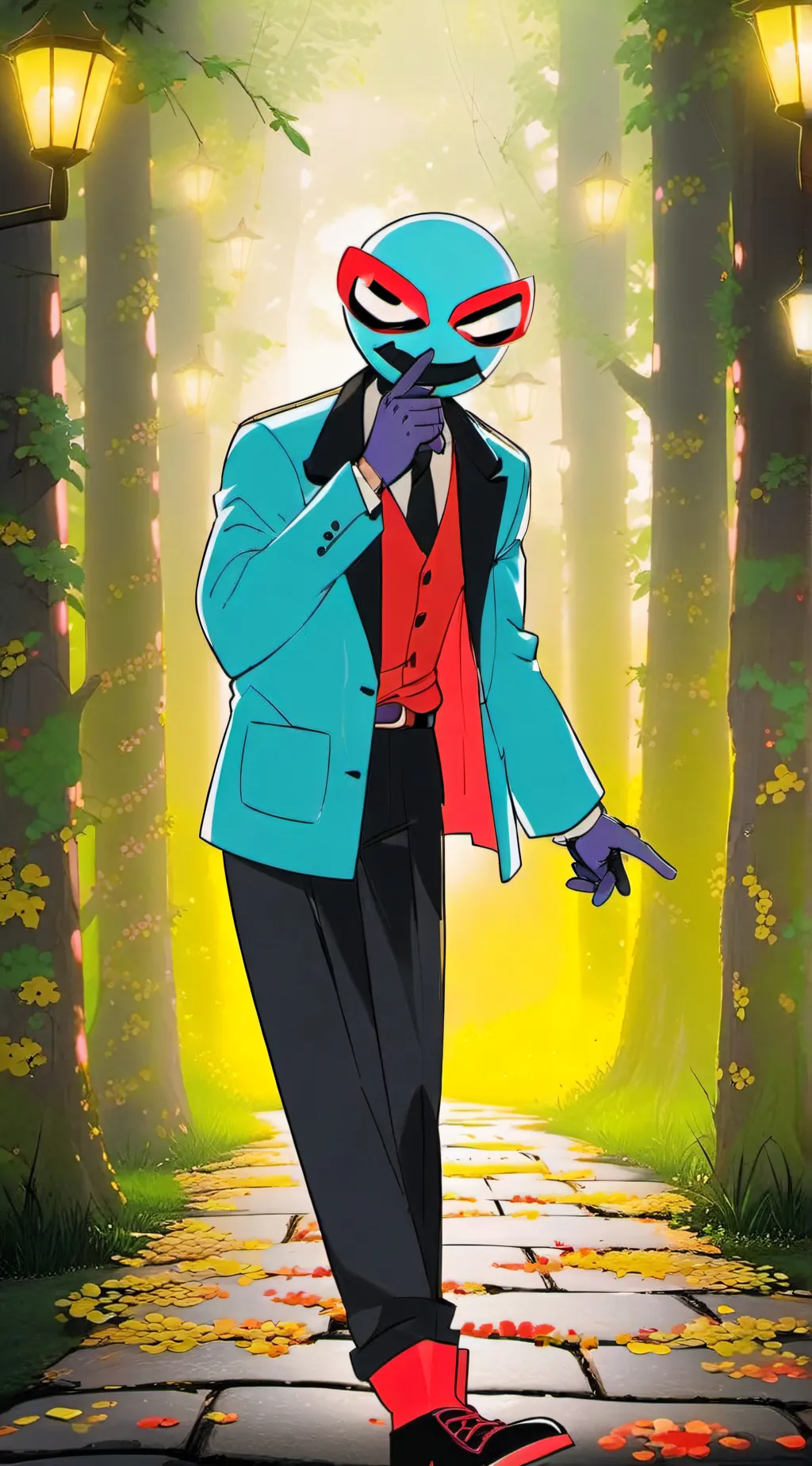 ai character: vox!  background