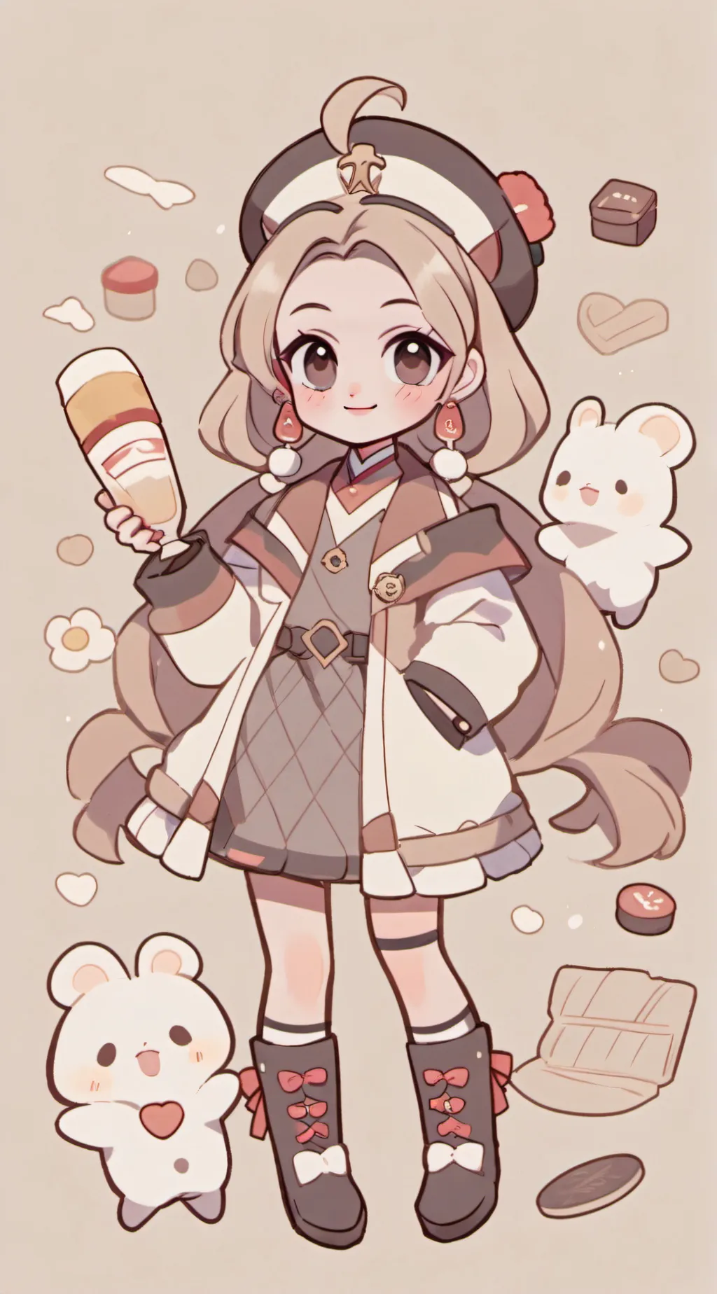 ai character: Hazel background