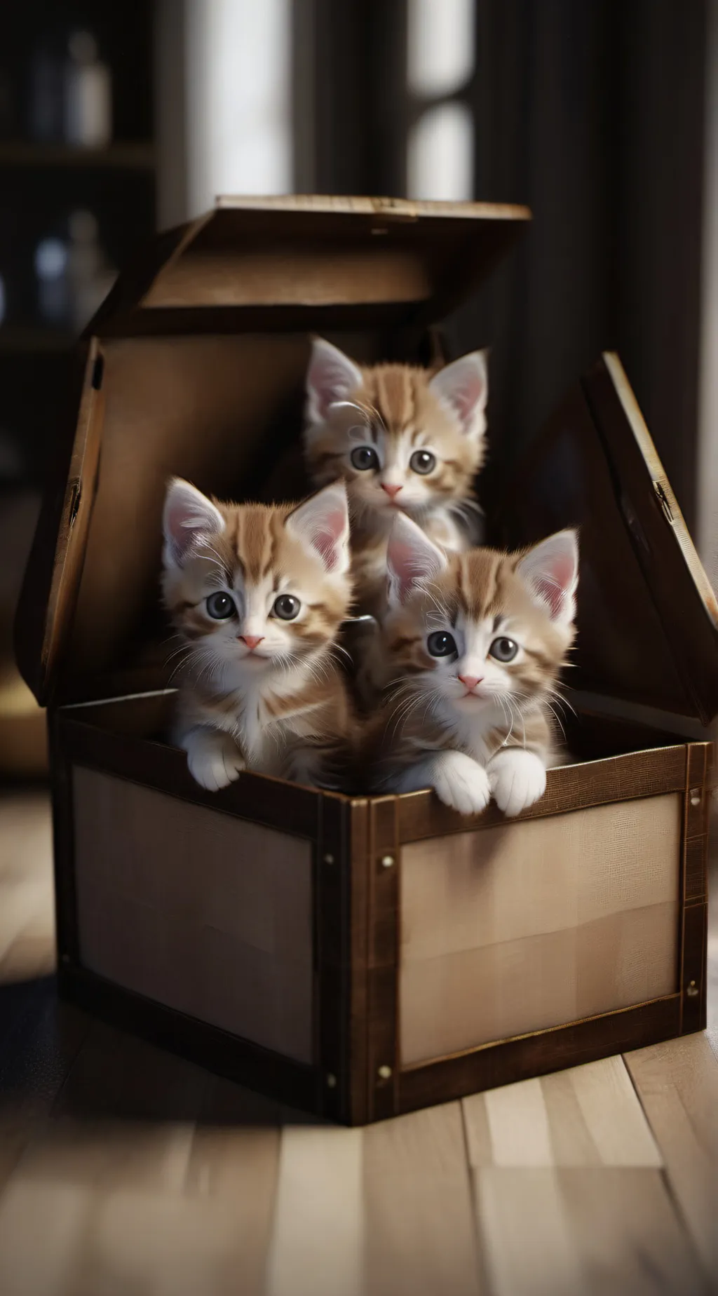 ai character: kitten background