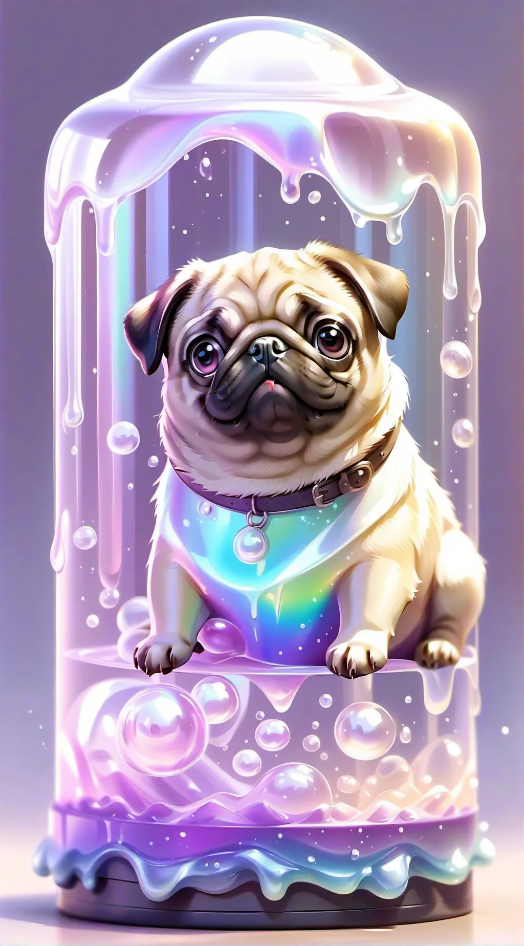 ai character: Petunia the pug background
