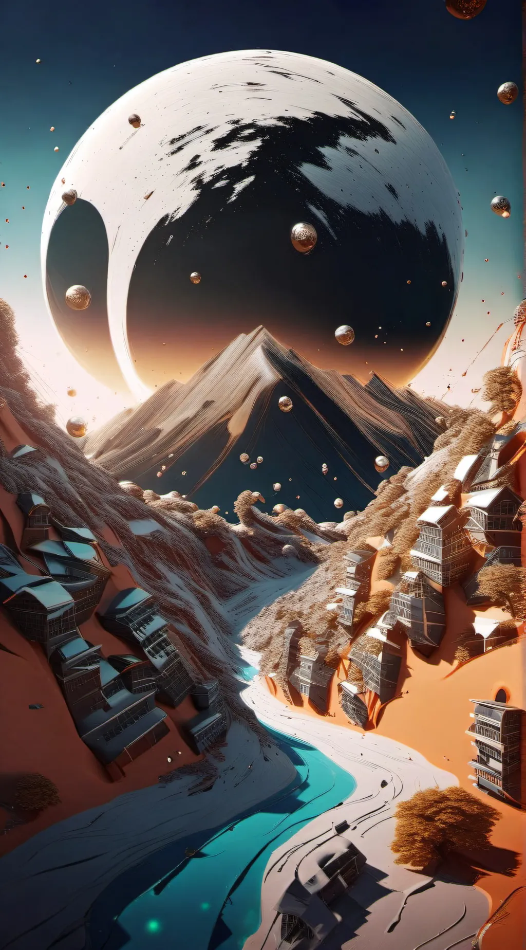 ai character: murder drones background