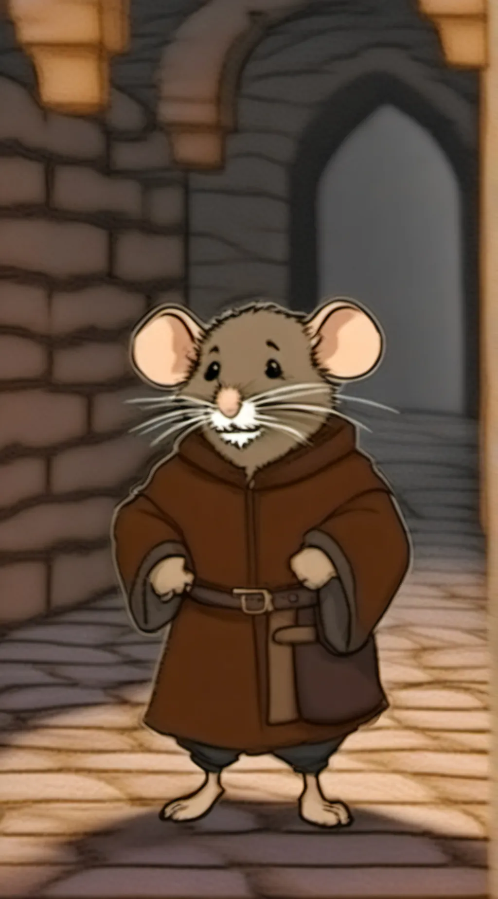 ai character: Brother Alf background