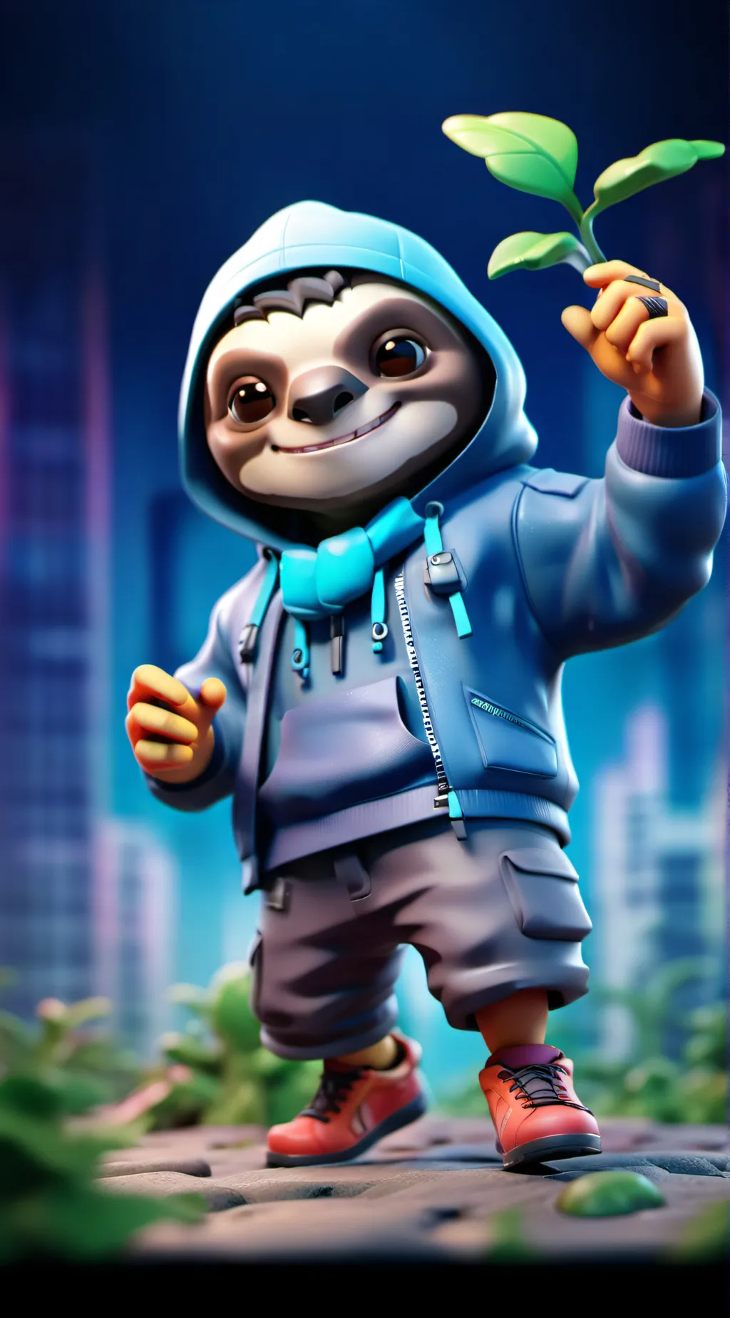 ai character: Sloth background