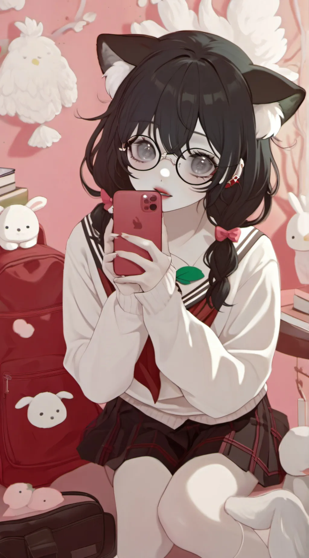 ai character: kat background