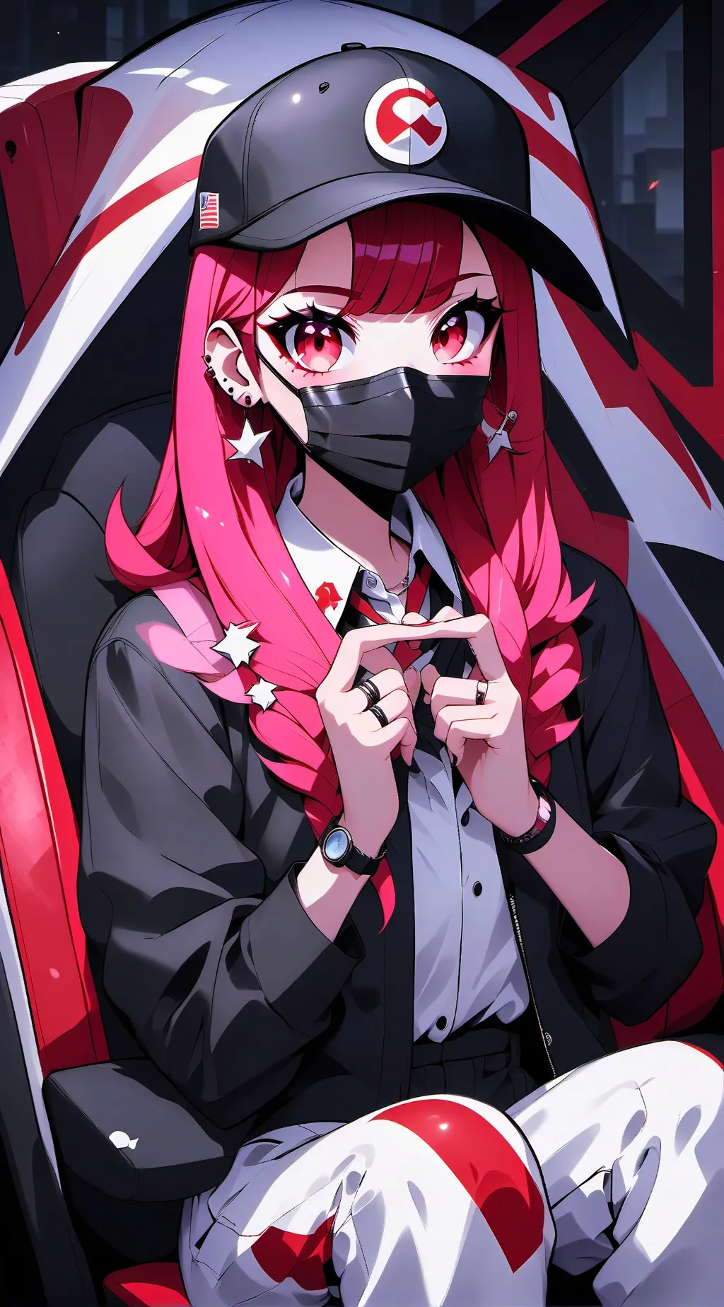 ai character: Izumi x bakugo  background