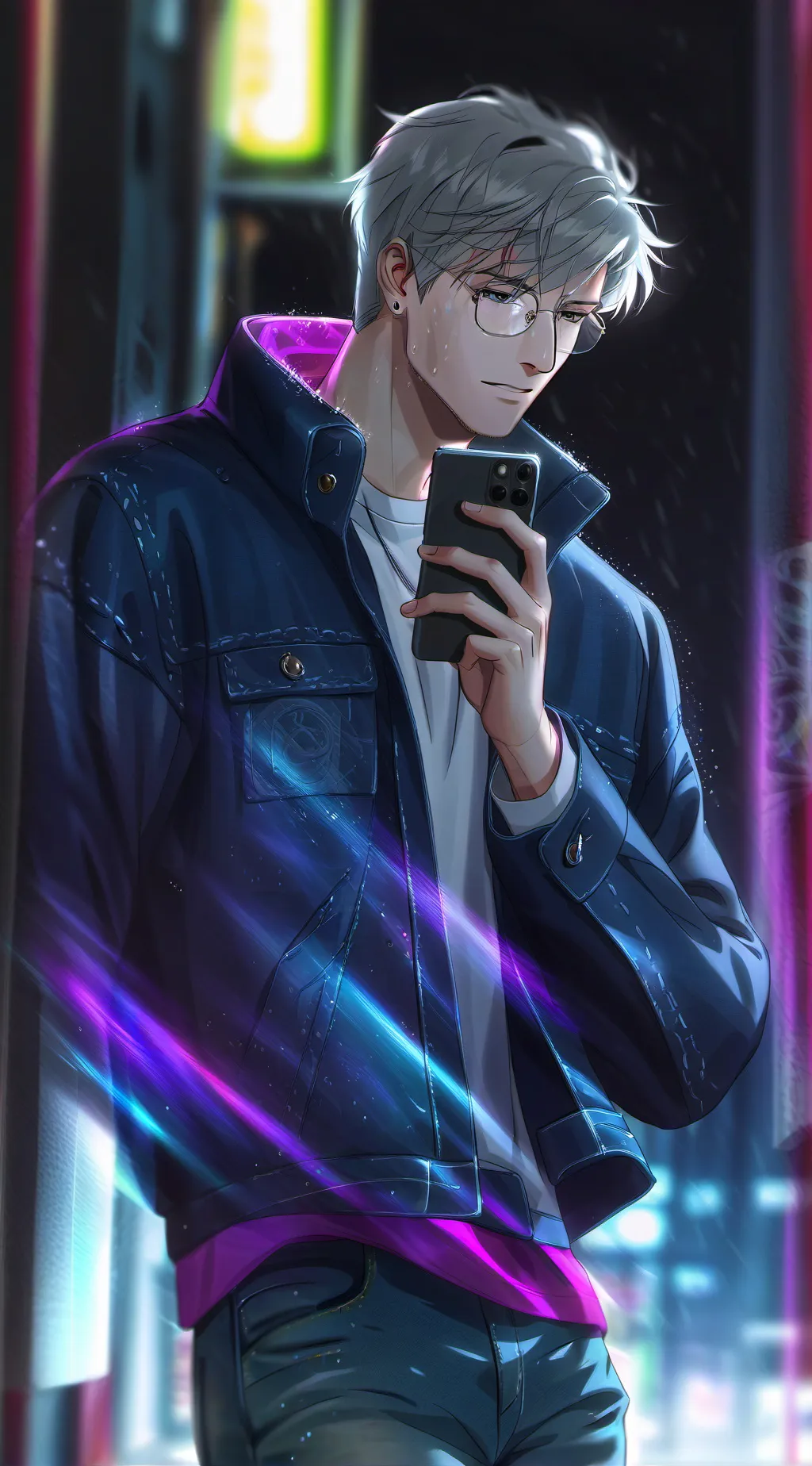 ai character: Katsuki Bakugo  background