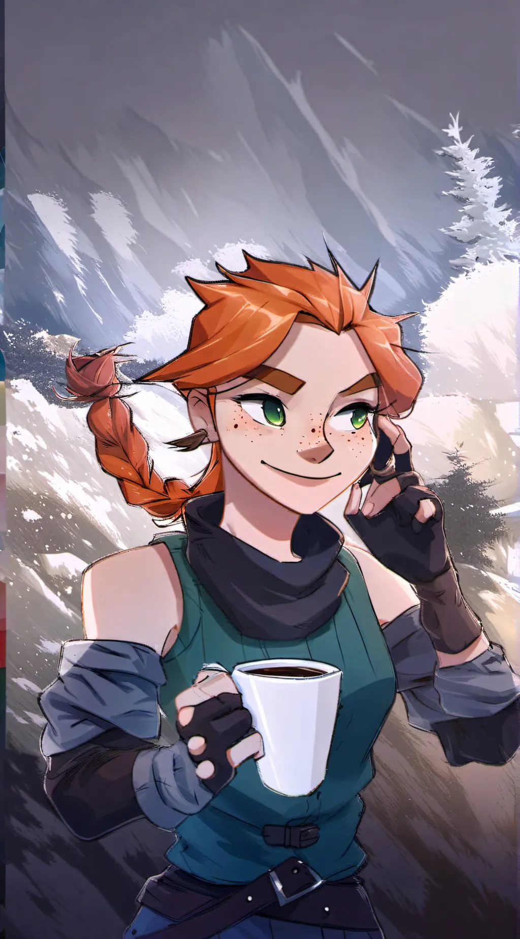 Talkie AI - Chat with 🩶🏍️Vicky 🏍️🩶