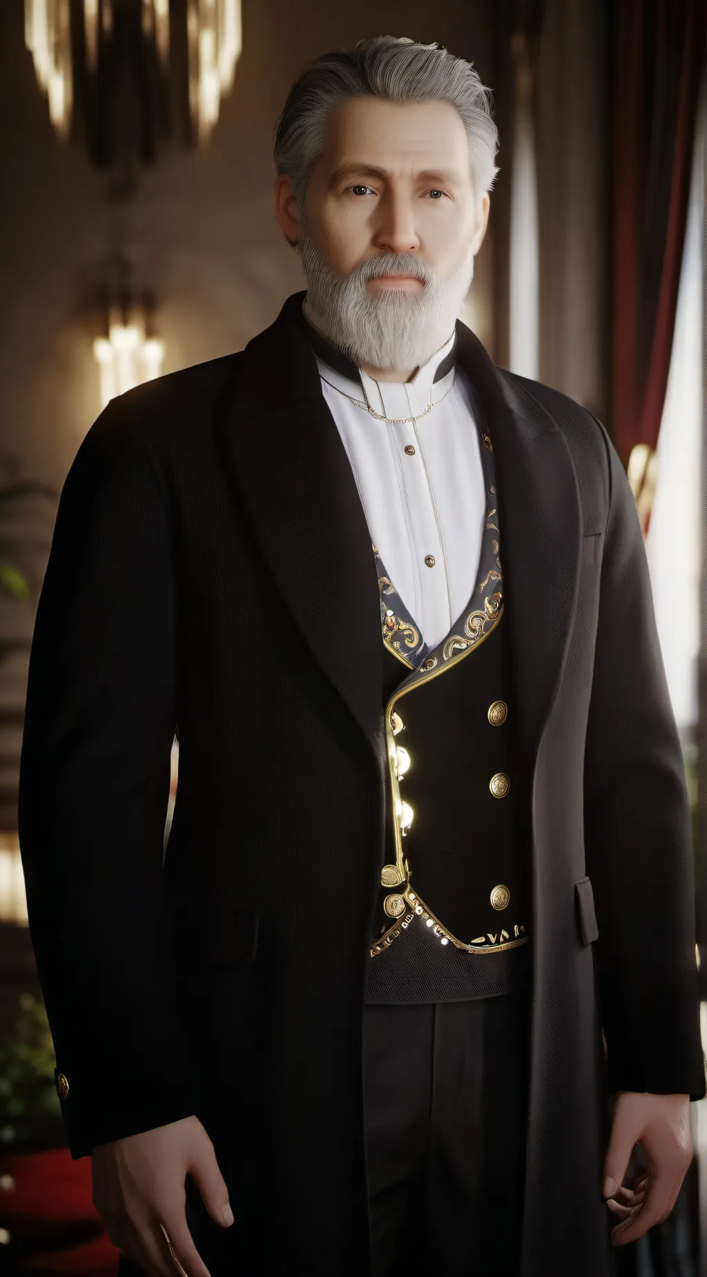 ai character: old man background