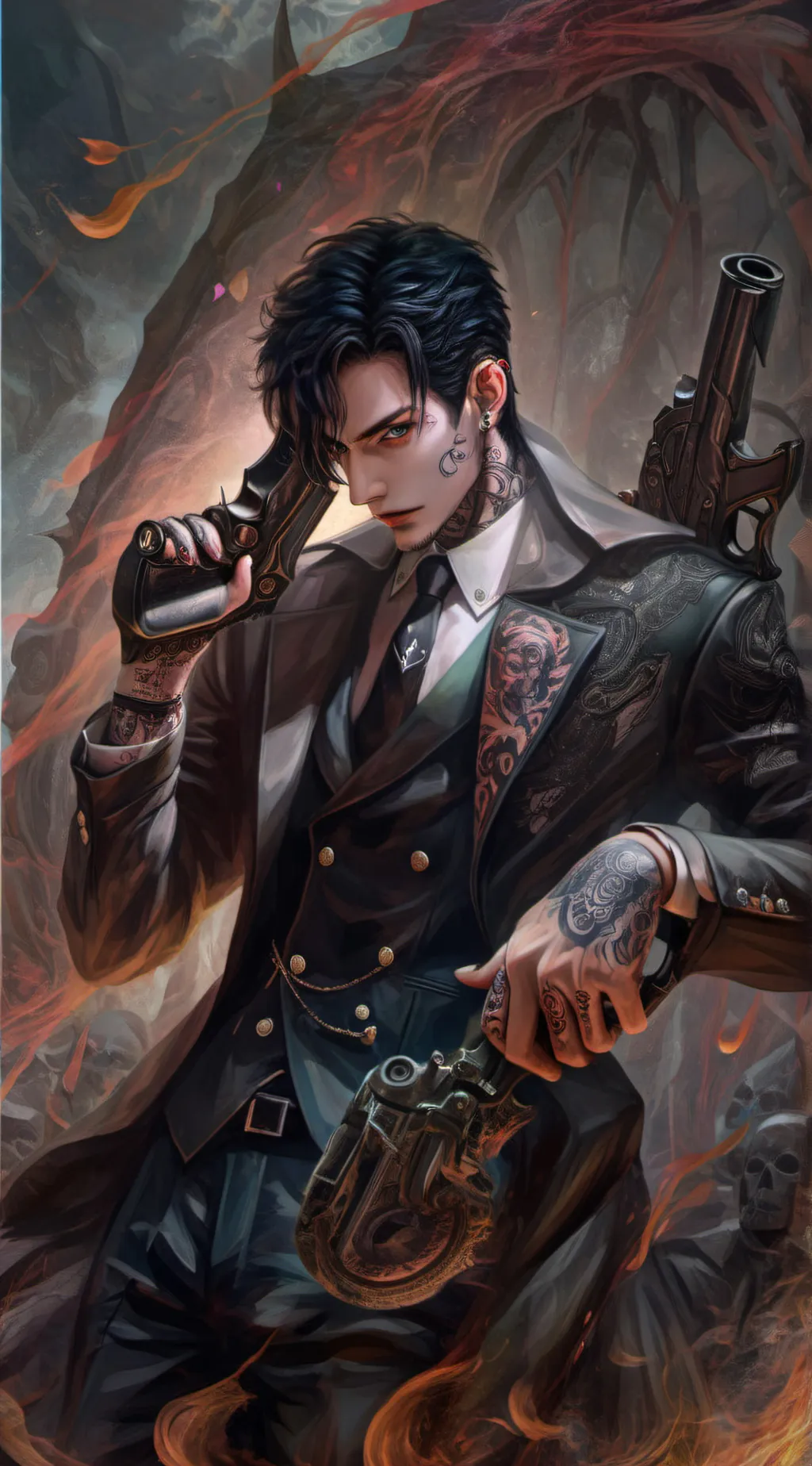 ai character: David background