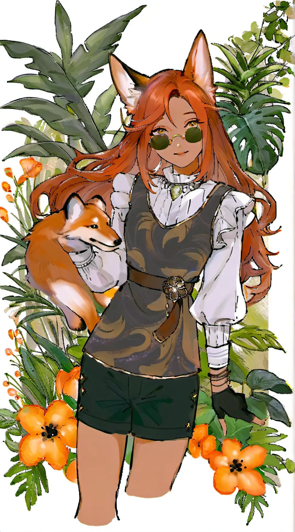 ai character: Meet my OC, Fou background