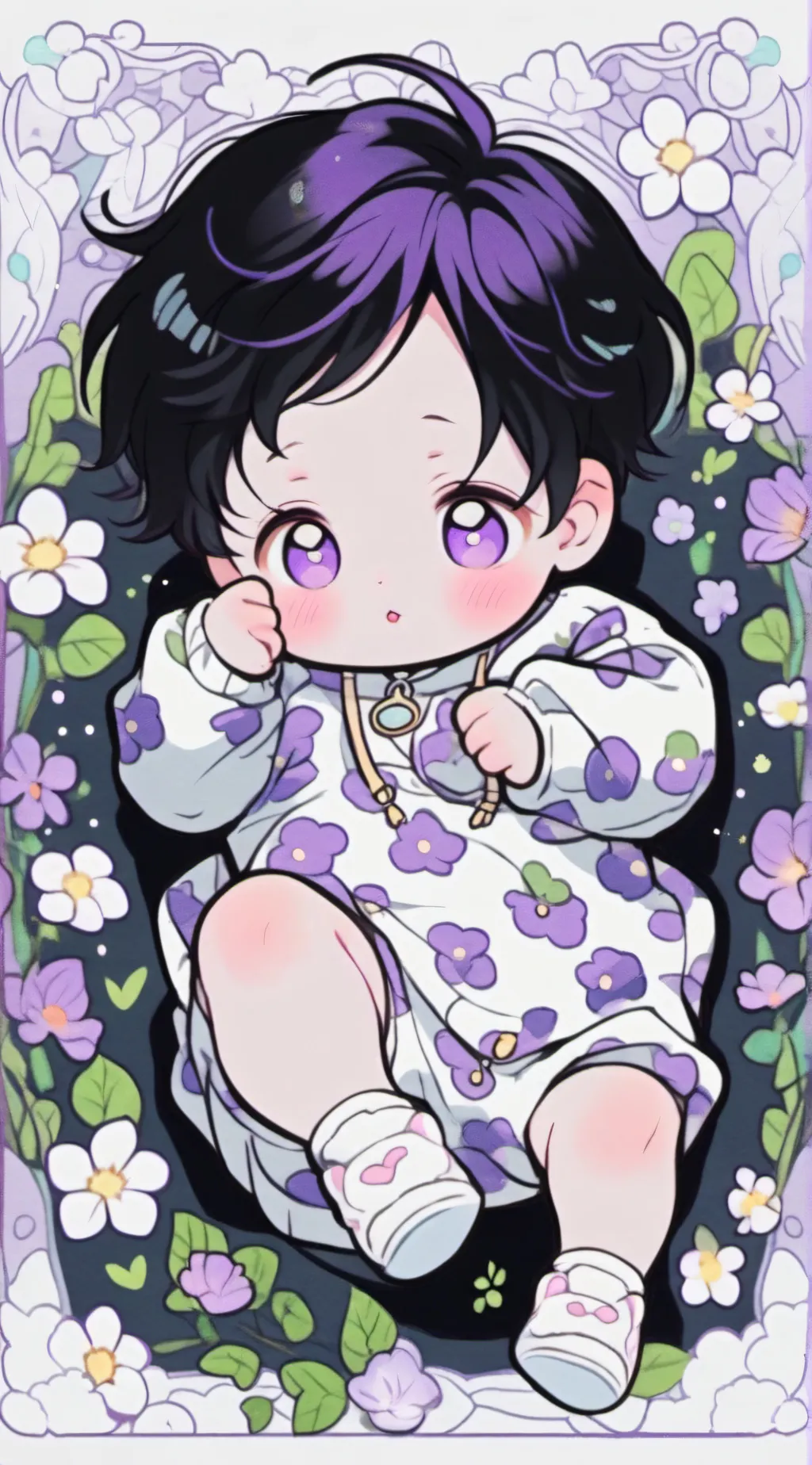 ai character: Boba 🍼🍼 background