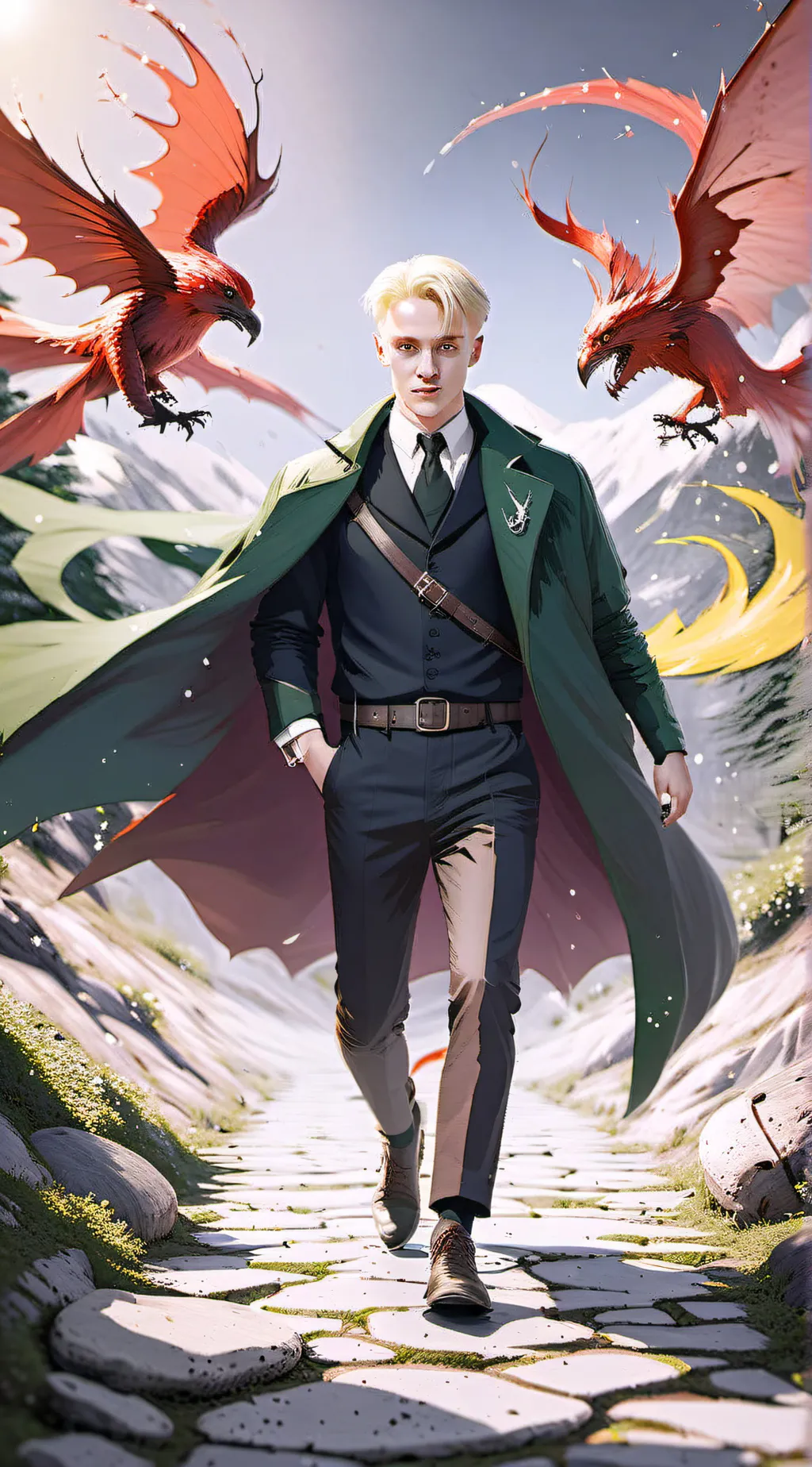 ai character: `☆ferret☆` background