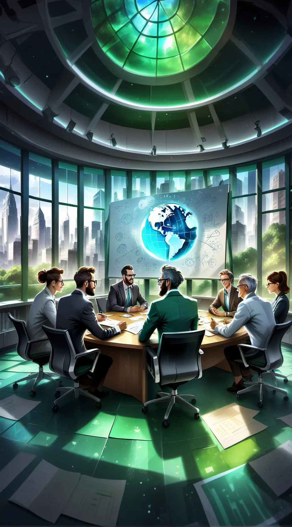 ai character: scientists background