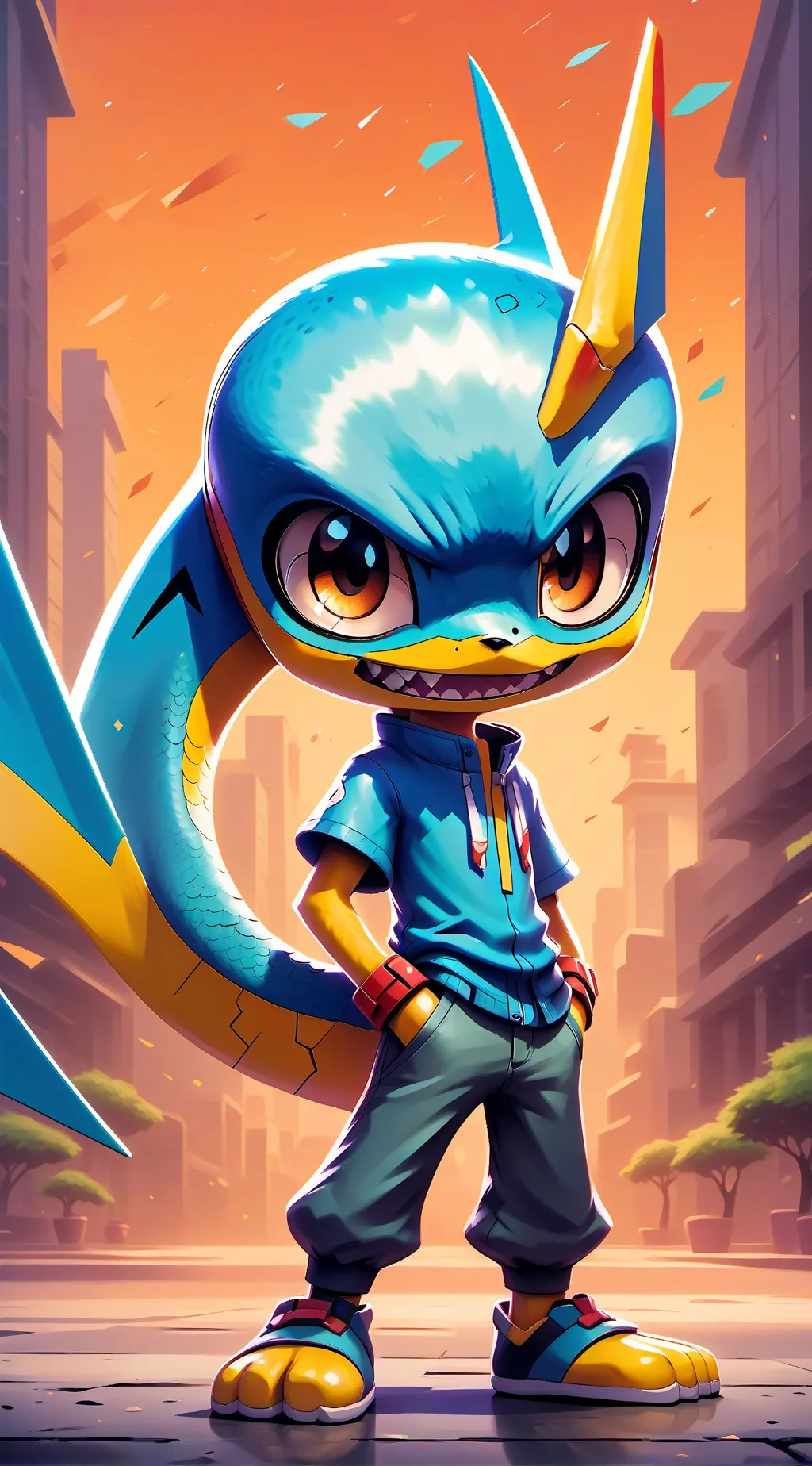 ai character: angel background