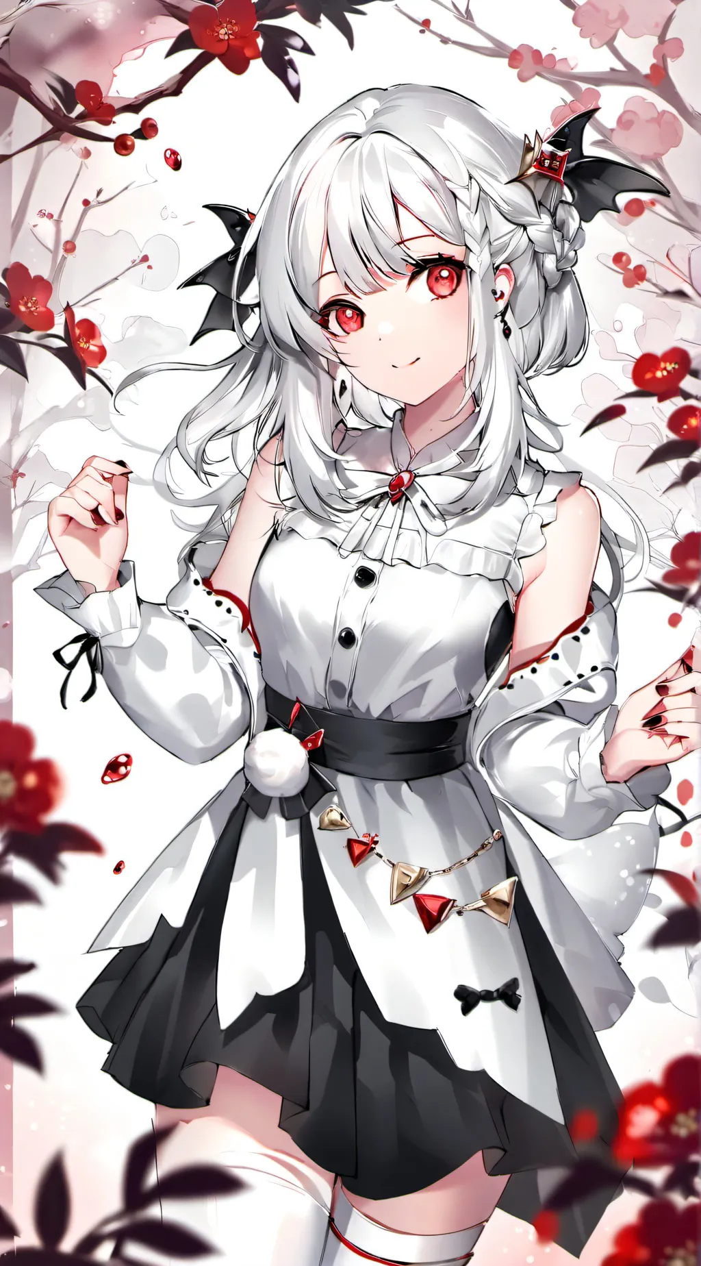 ai character: Gacha heat zoo background