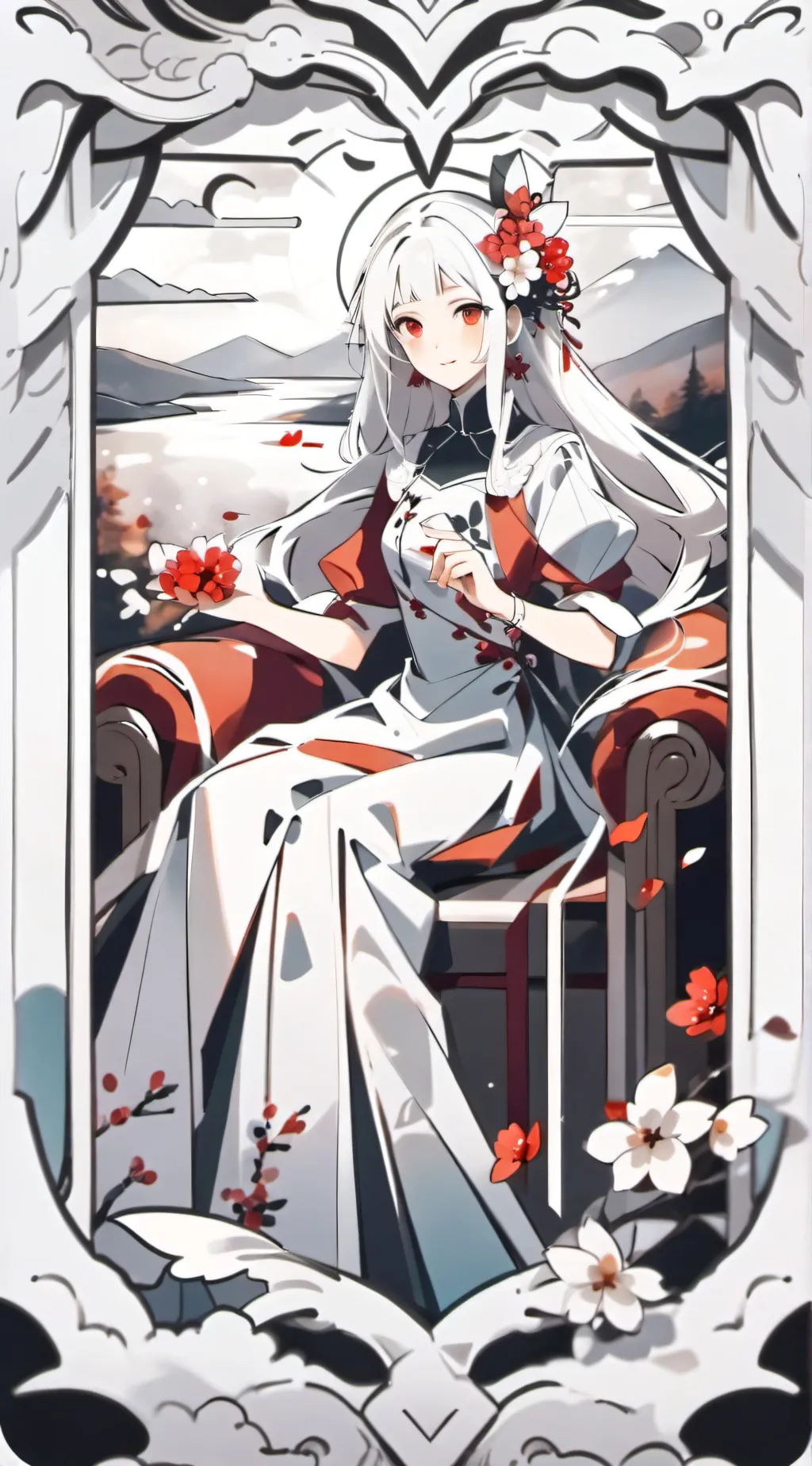 ai character: Radiostatic background