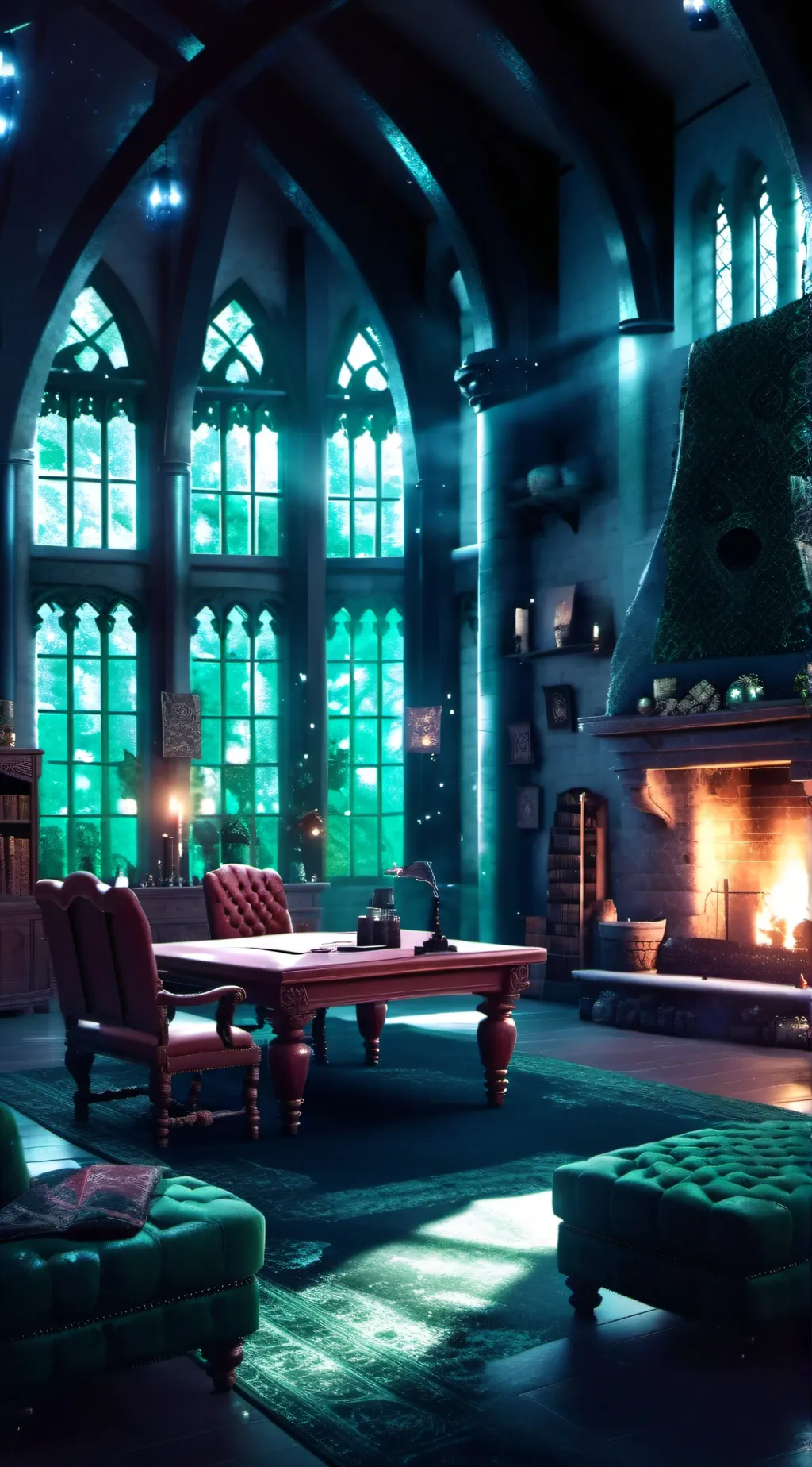 ai character: slytherin gc background