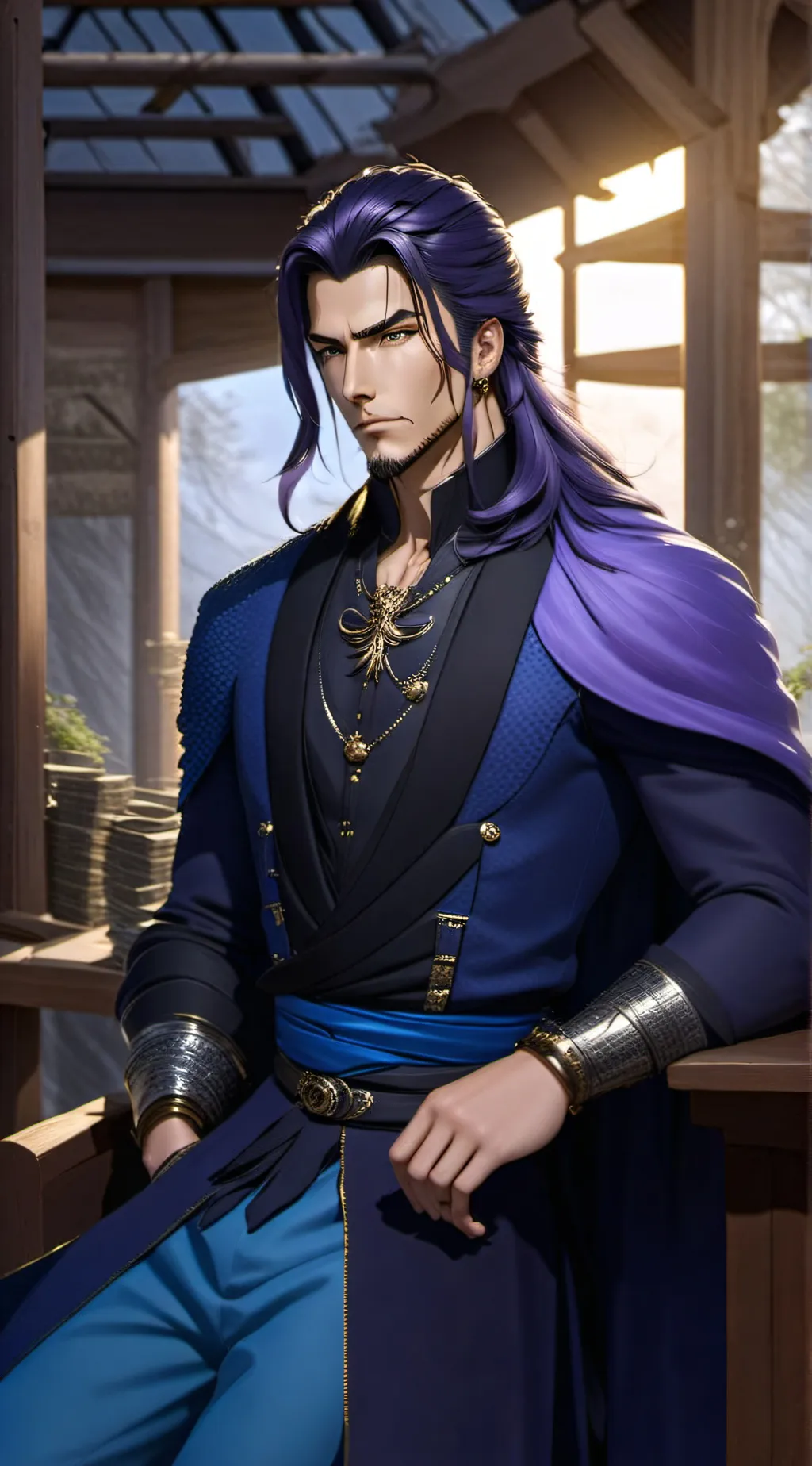 ai character: Sinbad background