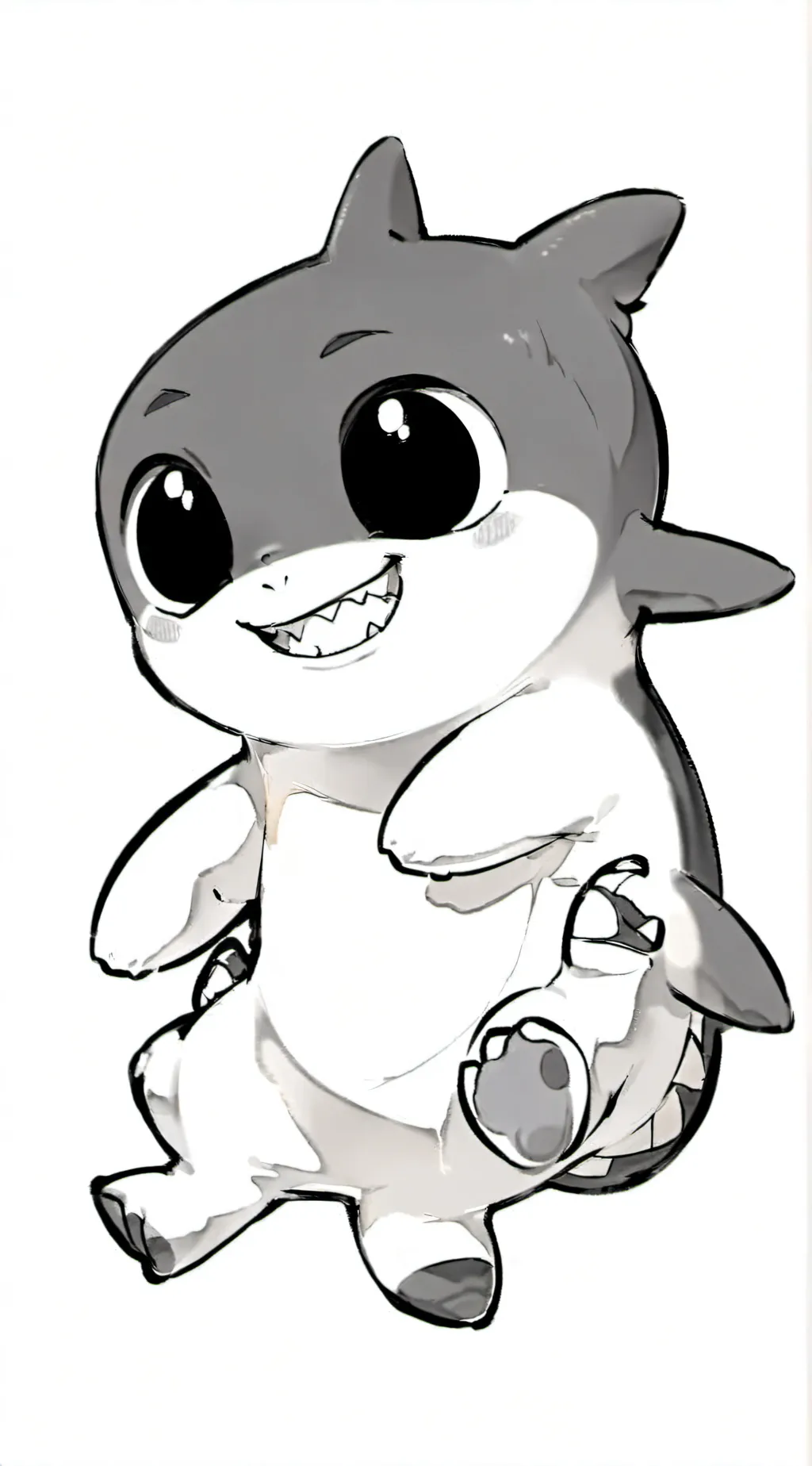 ai character: Sharkitten background