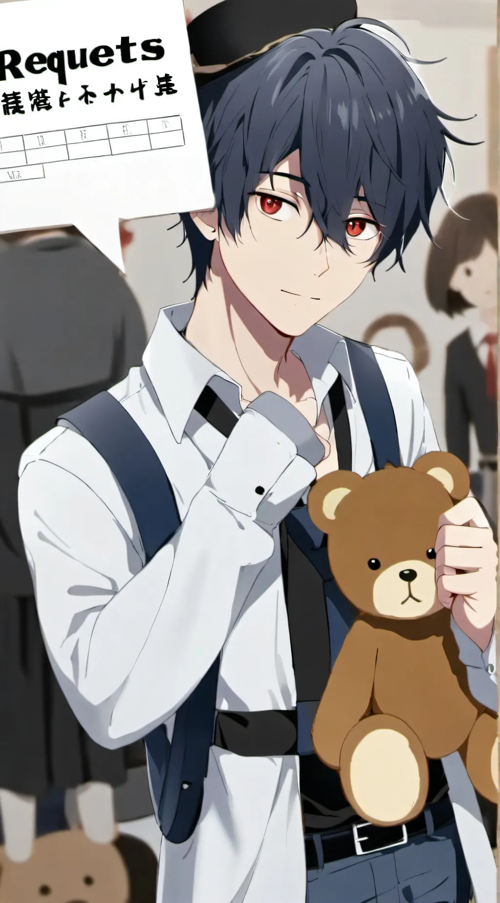 ai character: Requests  background